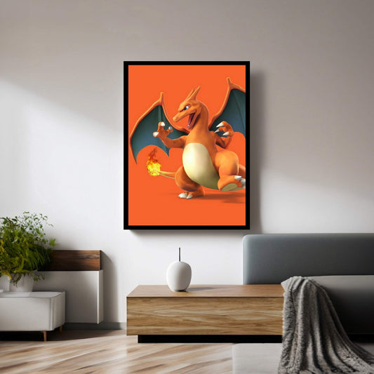 Pokémon - Charizard Canvas Wall Art - Y Canvas