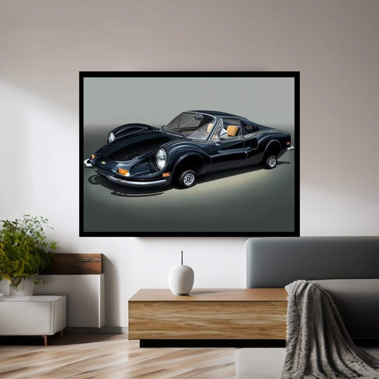 Ferrari Dino Canvas Wall Art - Y Canvas