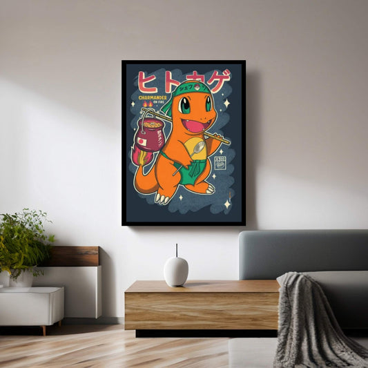 Pokémon - Charmander Canvas Wall Art - Y Canvas