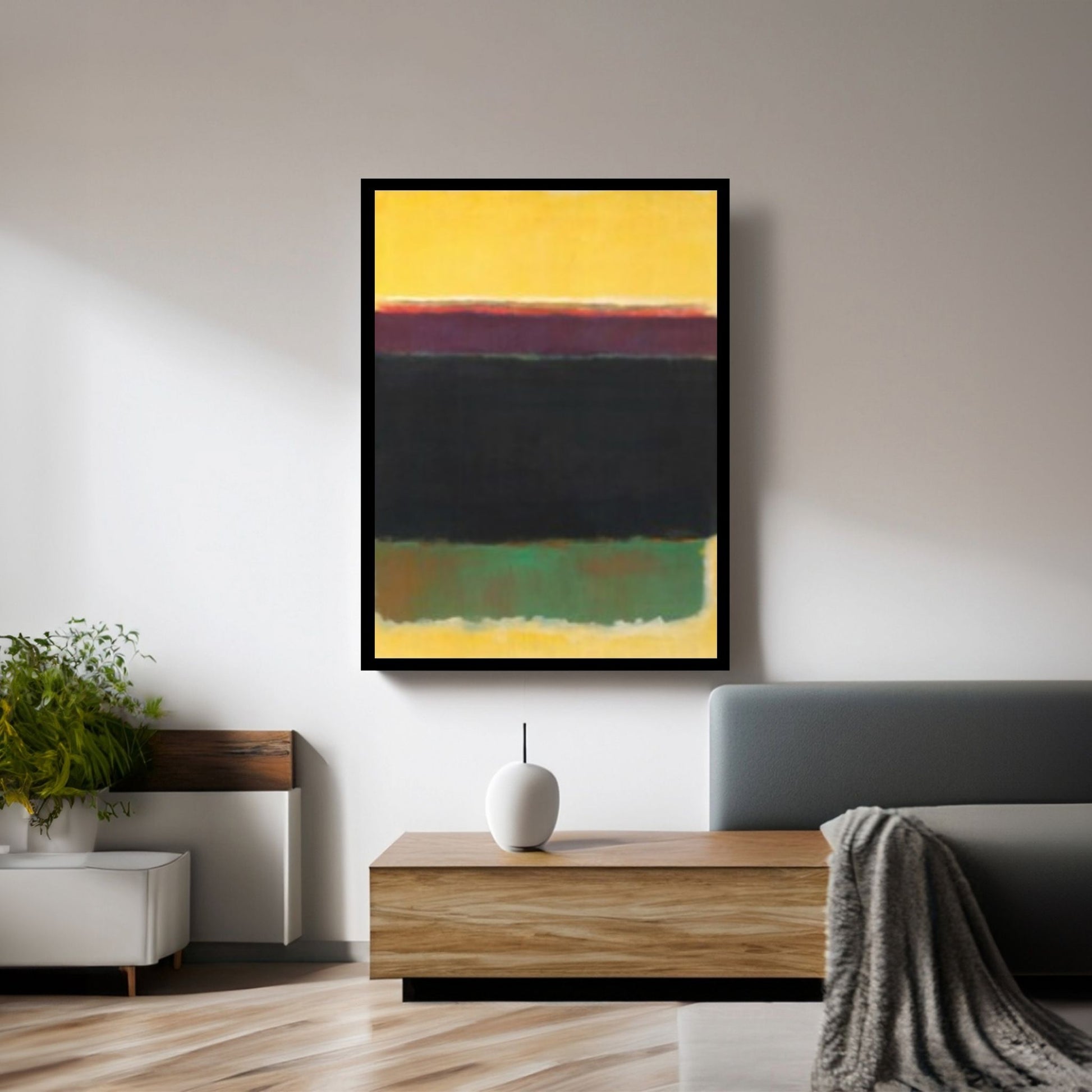 Mark Rothko Exhibition Canvas Wall Art Poster, Mark Rothko Canvas Wall Art Print - Y Canvas