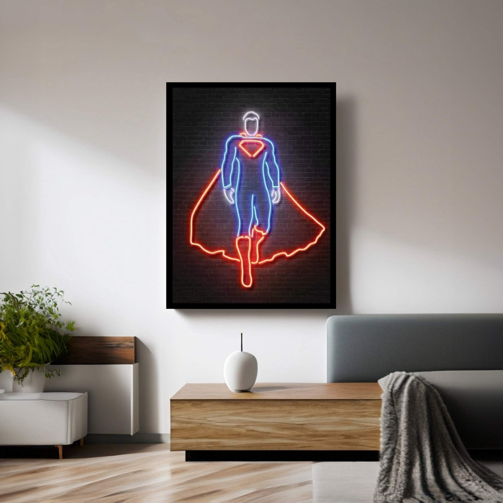 Superman Canvas Wall Art - Y Canvas