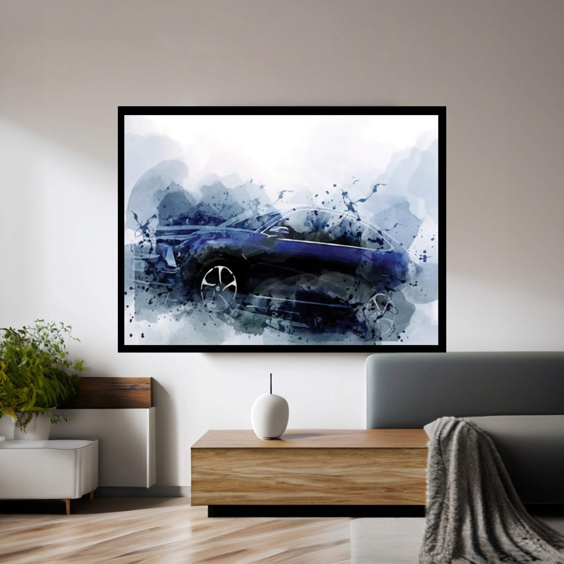 Nio Ec6 Luxury Cars 2021 Cars Cn-Spec Blue Canvas Wall Art - Y Canvas