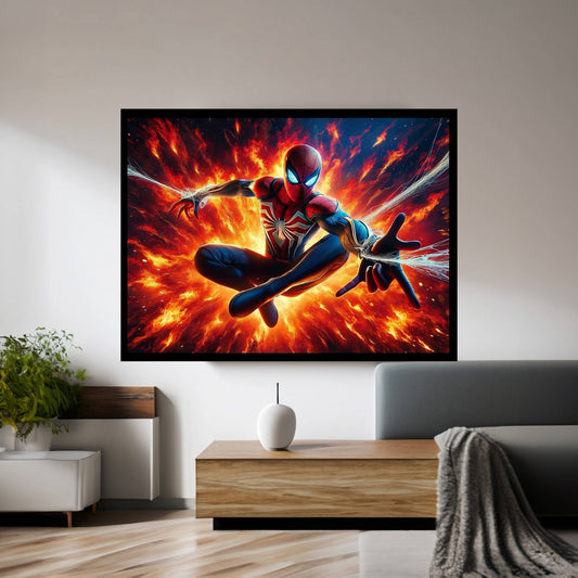 Spiderman Canvas Wall Art - Y Canvas