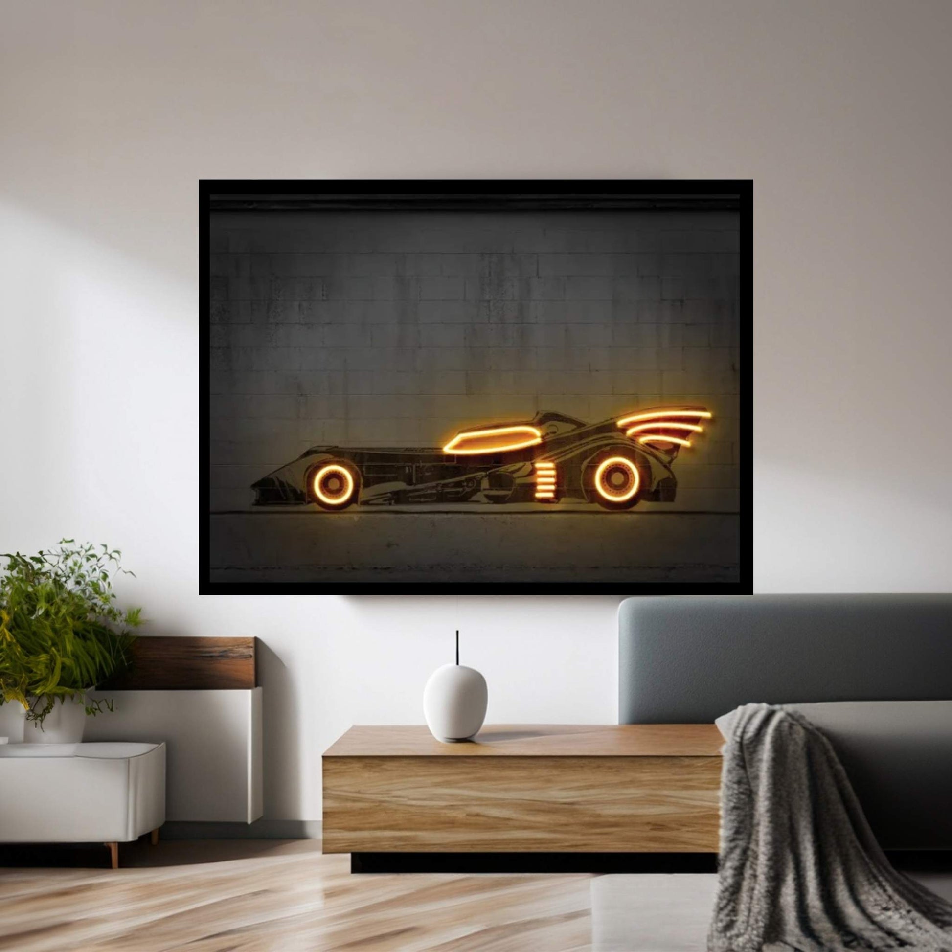 Batmobile 89 Canvas Wall Art - Y Canvas