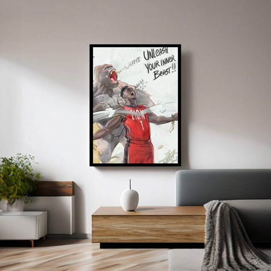 Unleash Your Inner Beast Canvas Wall Art - Y Canvas