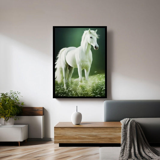 Horse Painting Large Canvas Art, Horse Decor Horse Oil Painting Poster Wall Art - Y Canvas