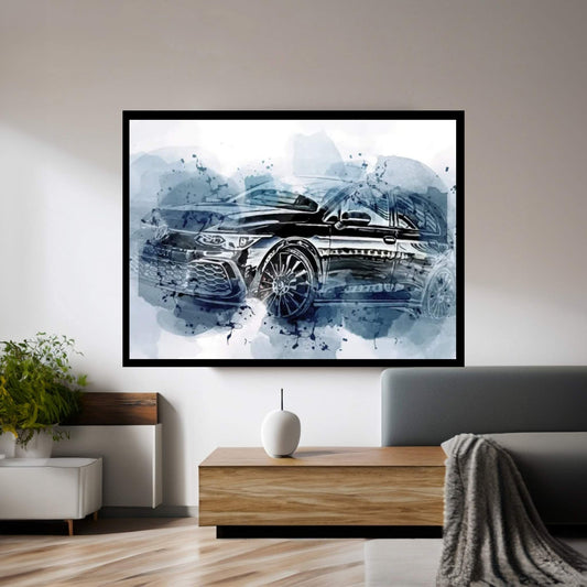 2021 Manhart Golf GTI 290 Exterior Canvas Wall Art - Y Canvas