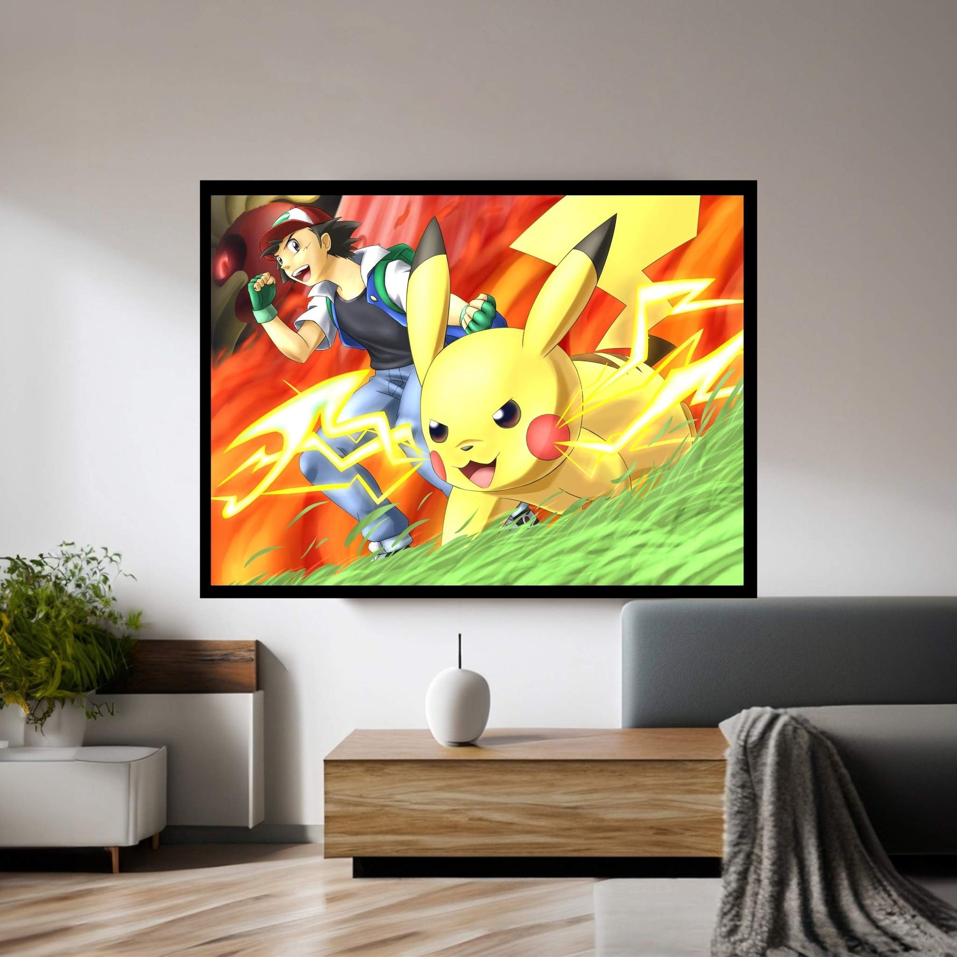 Pokémon - Pikachu Canvas Wall Art - Y Canvas