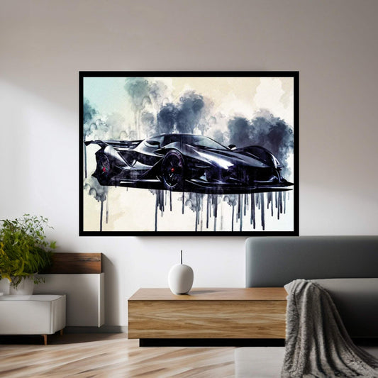 Apollo IE 2019 Luxury Supercar Front View Hypercar Apollo Canvas Wall Art - Y Canvas