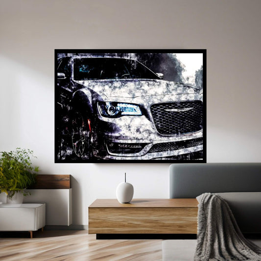 2018 Chrysler 300S Vehicle CDLV Canvas Wall Art - Y Canvas