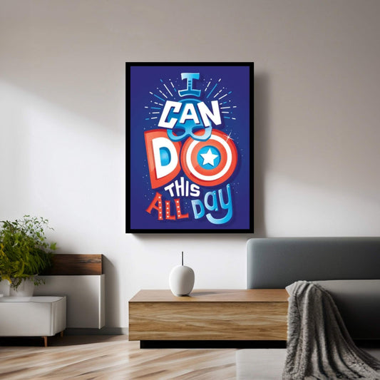 I Can Do This All Day Canvas Wall Art - Y Canvas