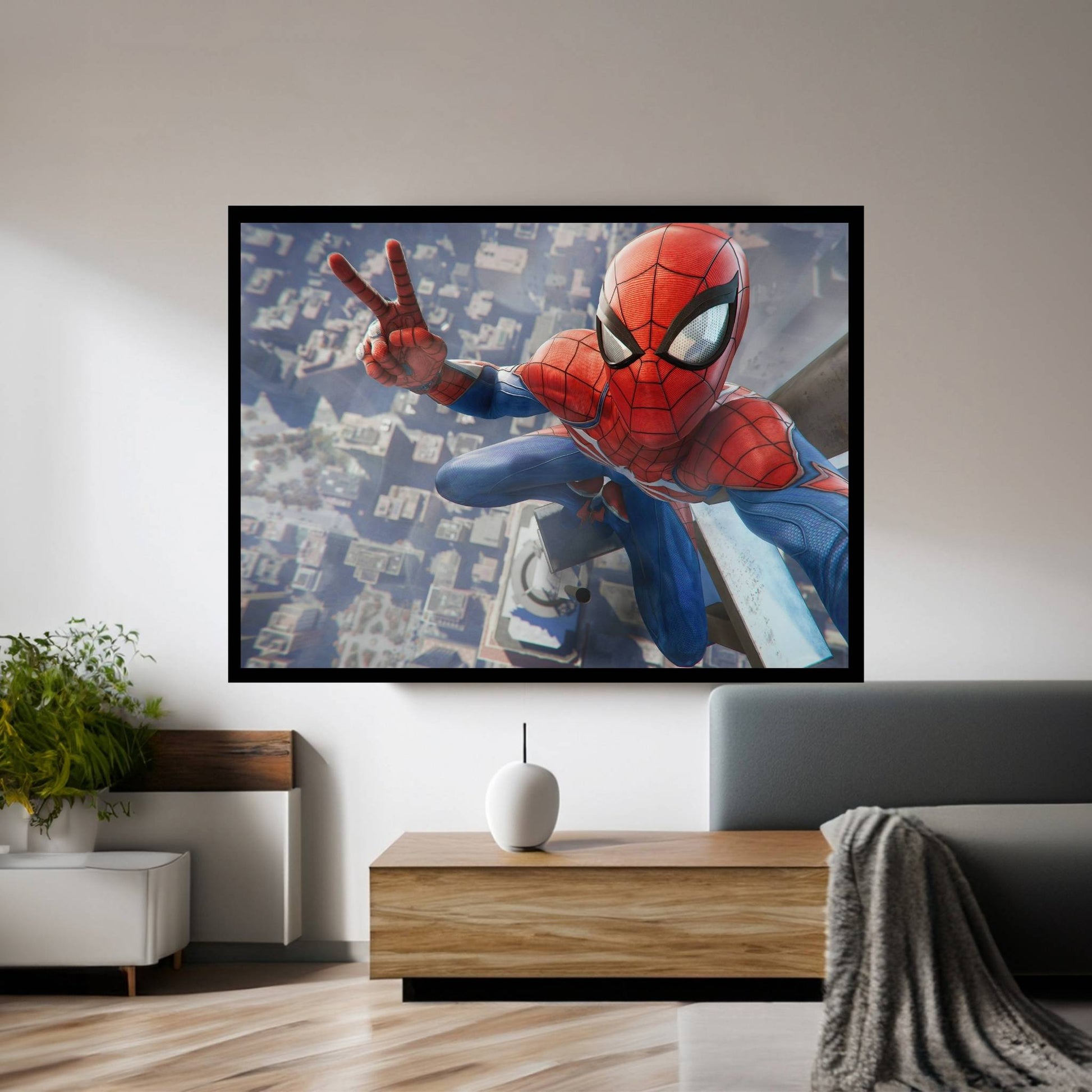 Spiderman Canvas Wall Art - Y Canvas