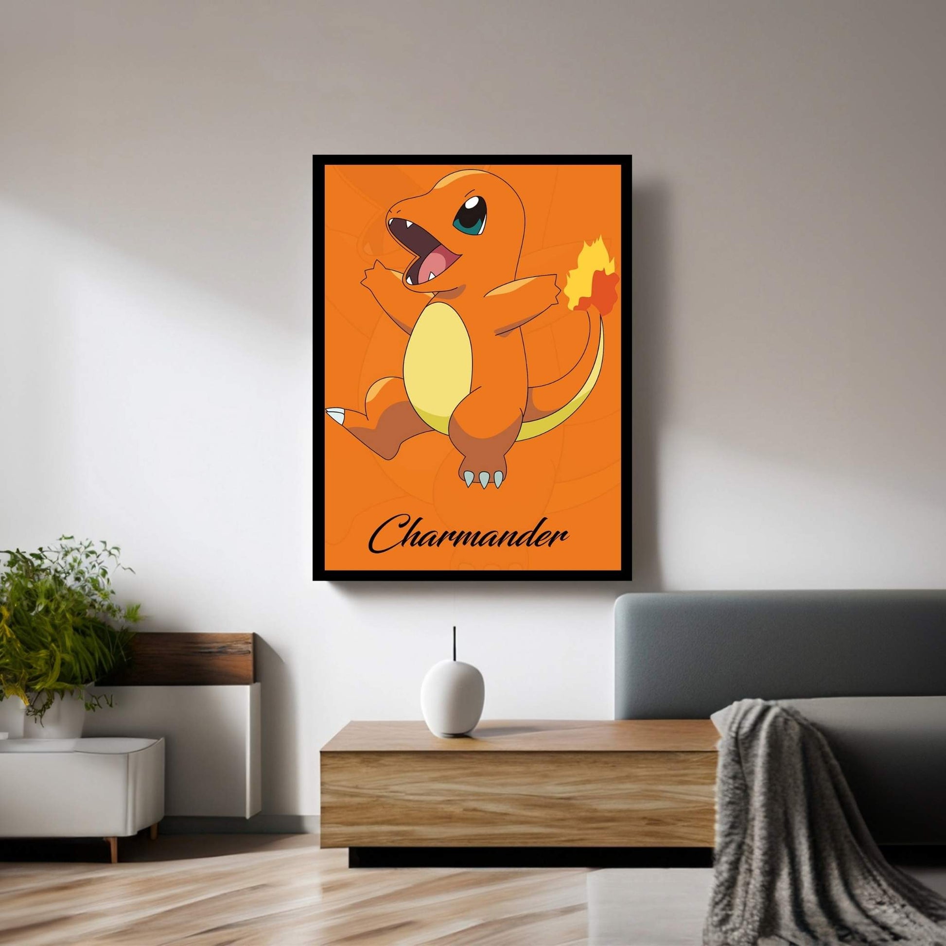 Pokémon - Charmender Canvas Wall Art - Y Canvas