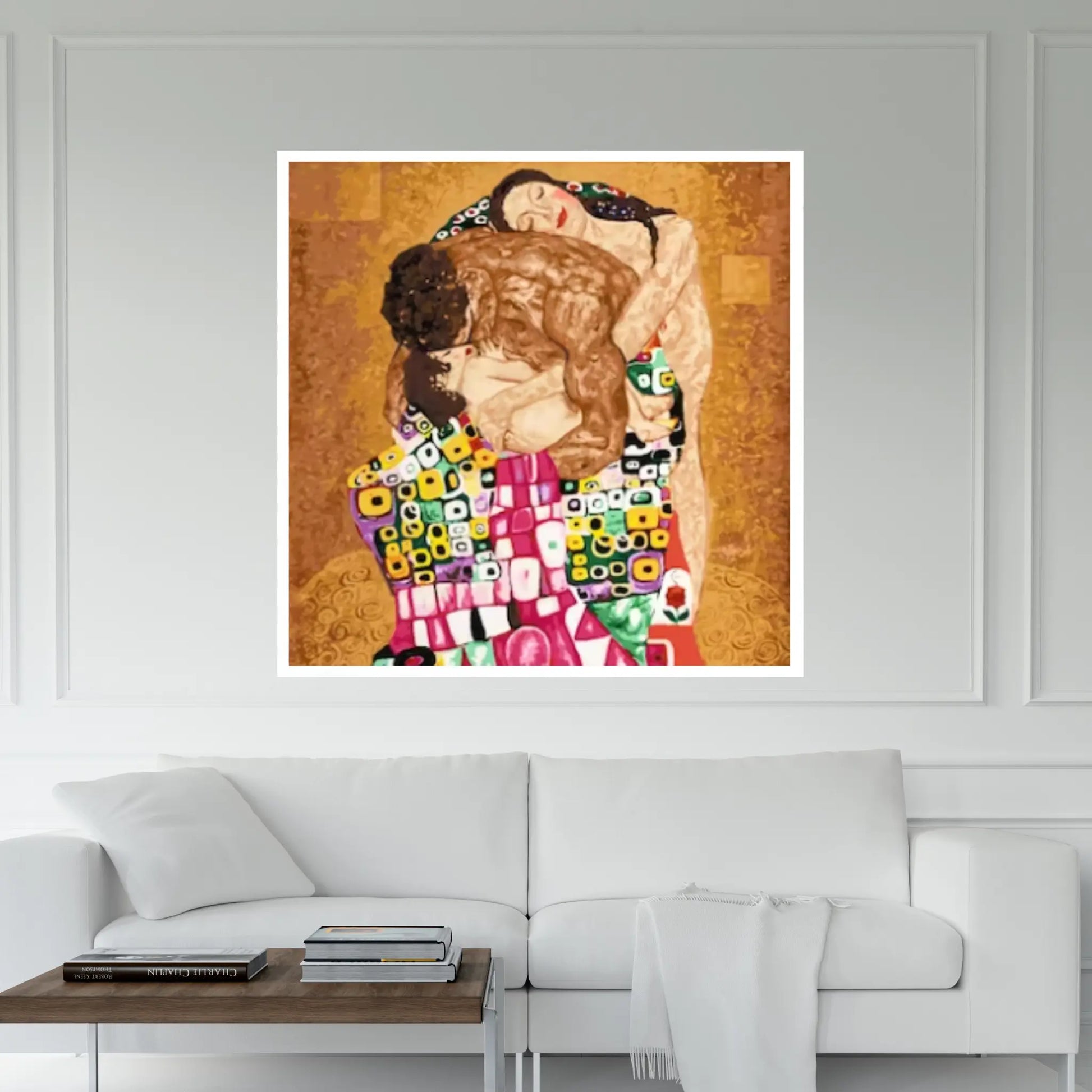 Gustav Klimt The Family, Famous Art Canvas, Gustav Klimt Canvas Art, Art Nouveau Artwork - Y Canvas