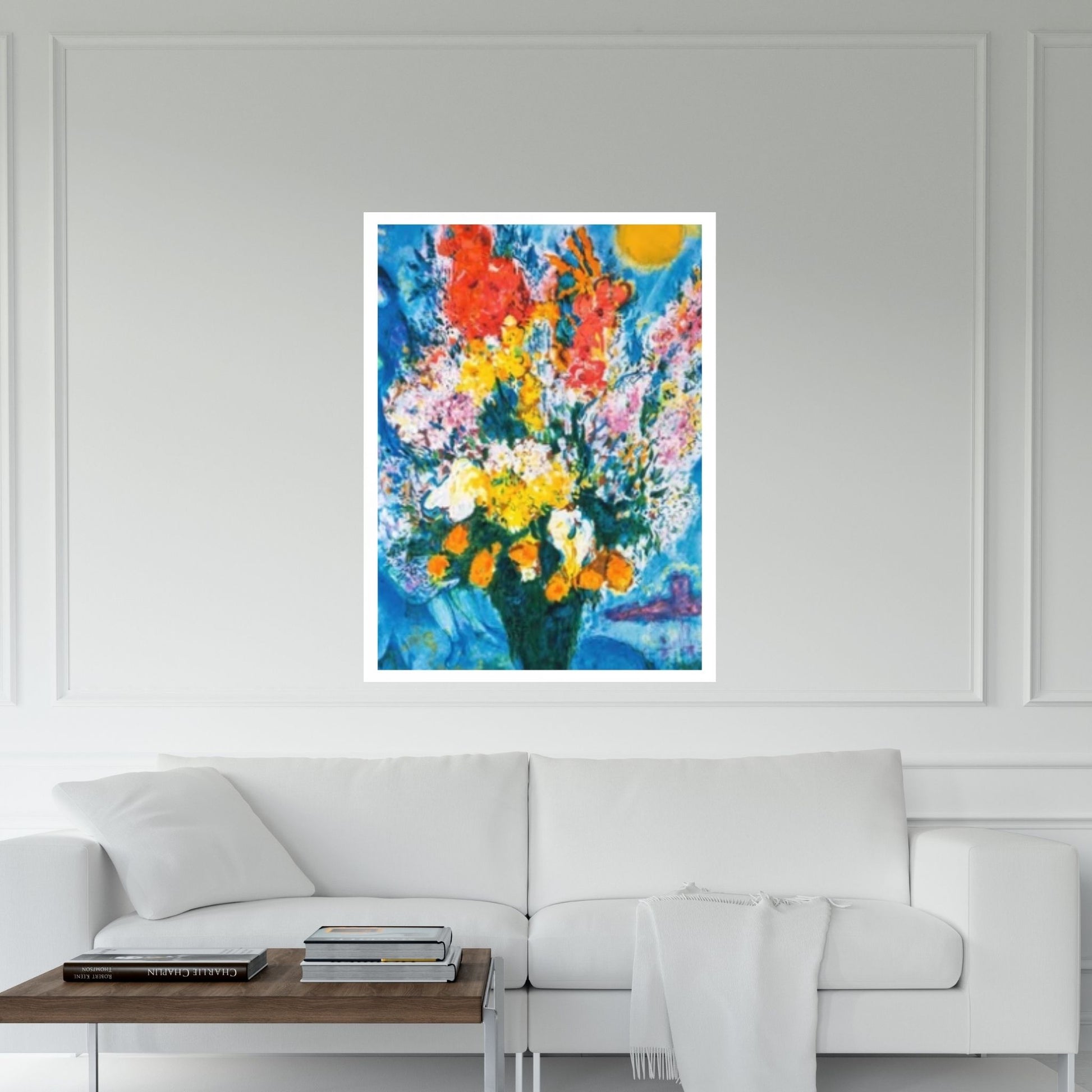 Chagall Print, Matisse Canvas Wall ArtPrint, Chagall Poster, Flower Print - Y Canvas