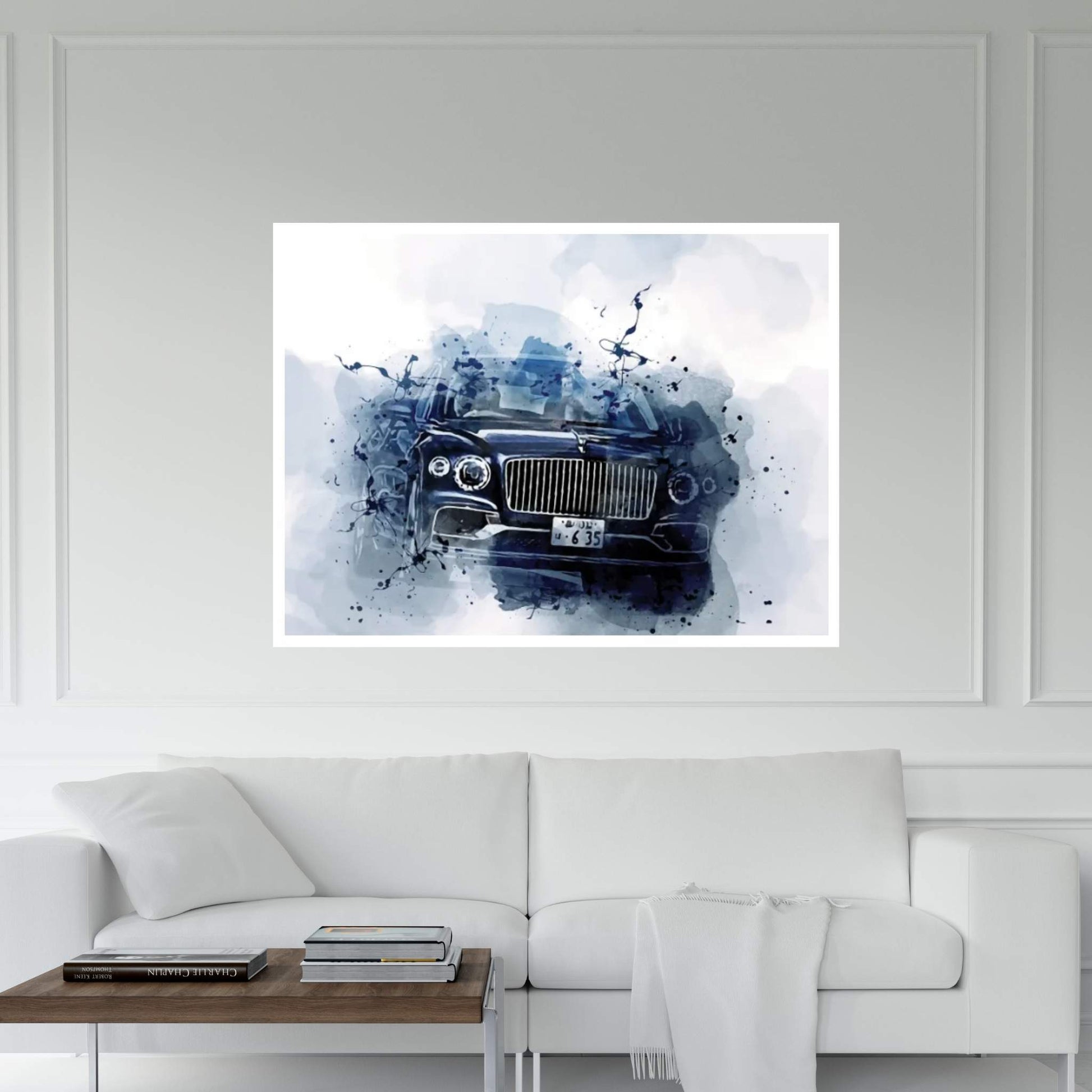 Bentley Flying Spur First 2020 Canvas Wall Art - Y Canvas