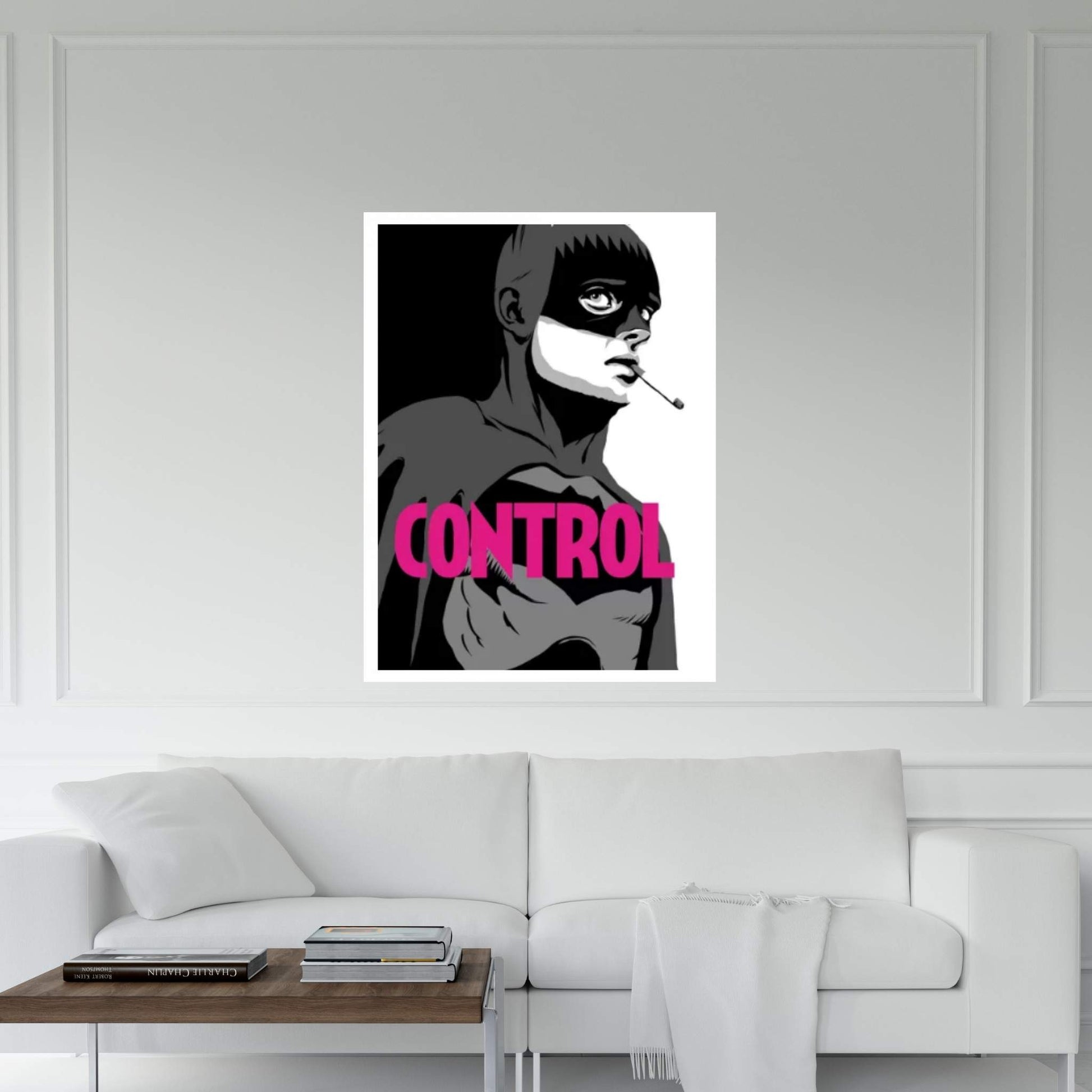 BatControl - The B&W Edit Canvas Wall Art - Y Canvas