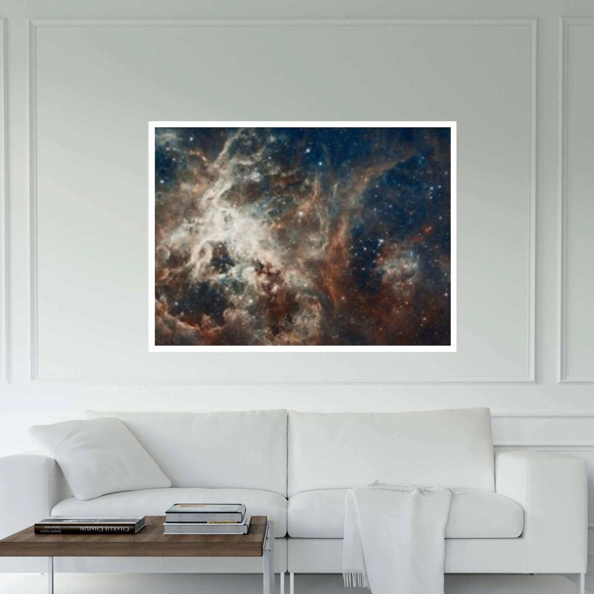 Milky Way Galaxy Canvas Print, Nebula and Starry Space, Sky Wall Art - Y Canvas