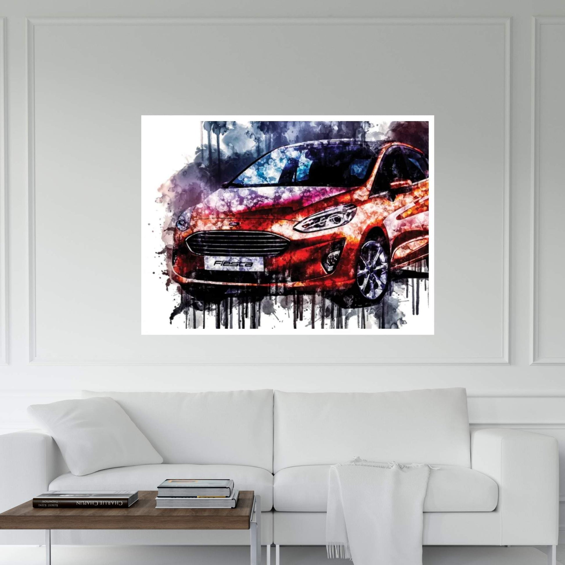 2017 Ford Fiesta Titanium Vehicle LXXVII Canvas Wall Art - Y Canvas