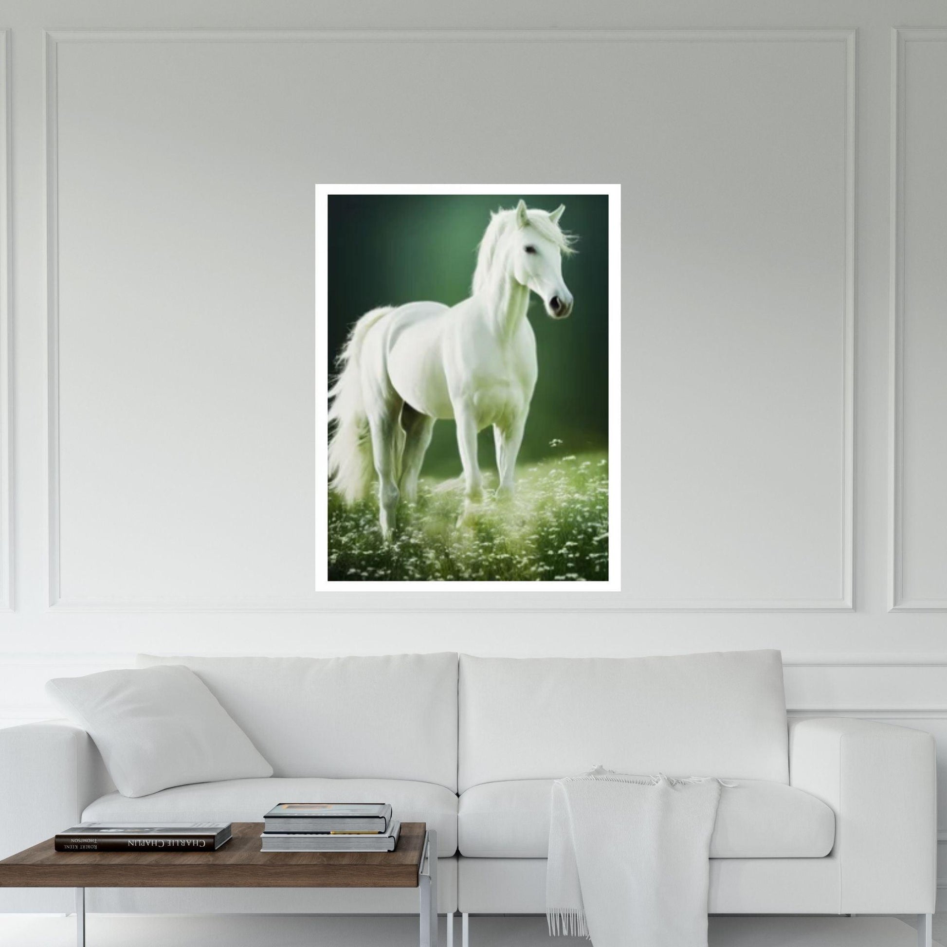 Horse Painting Large Canvas Art, Horse Decor Horse Oil Painting Poster Wall Art - Y Canvas