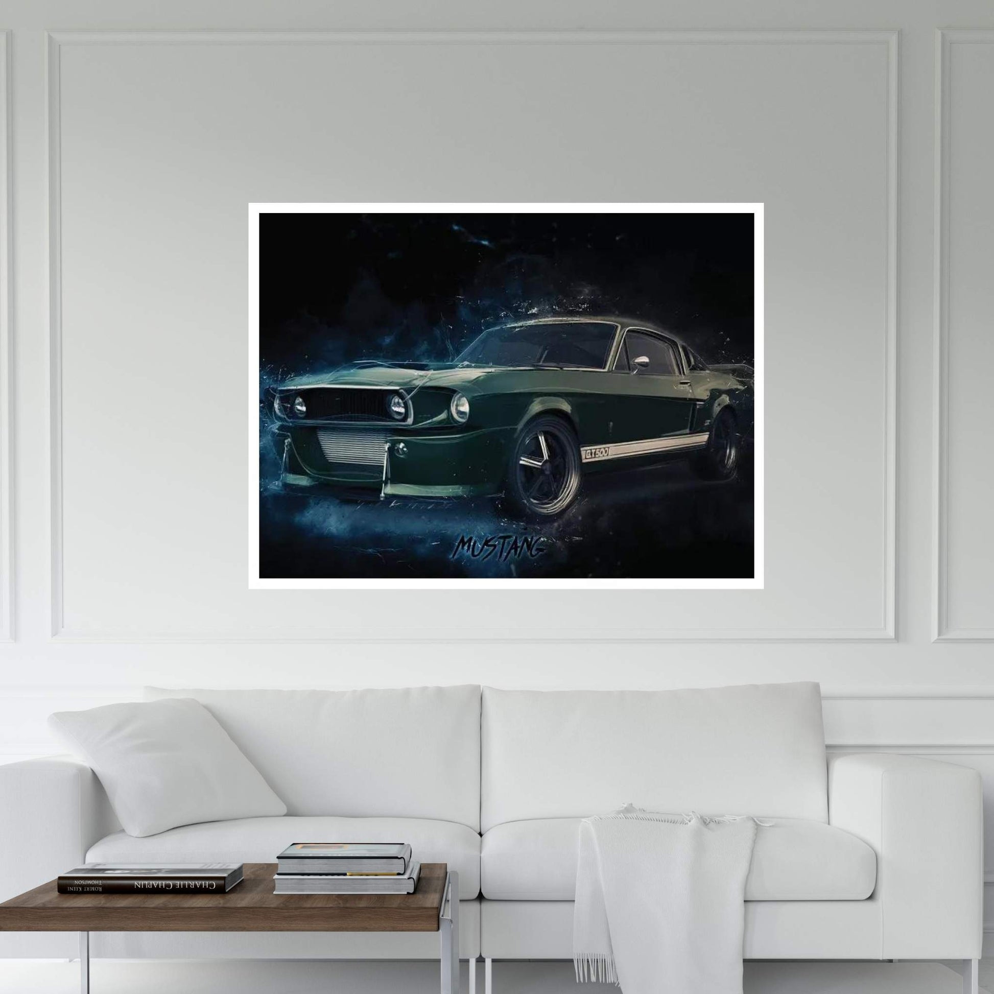 Mustang Eleanor Canvas Wall Art - Y Canvas