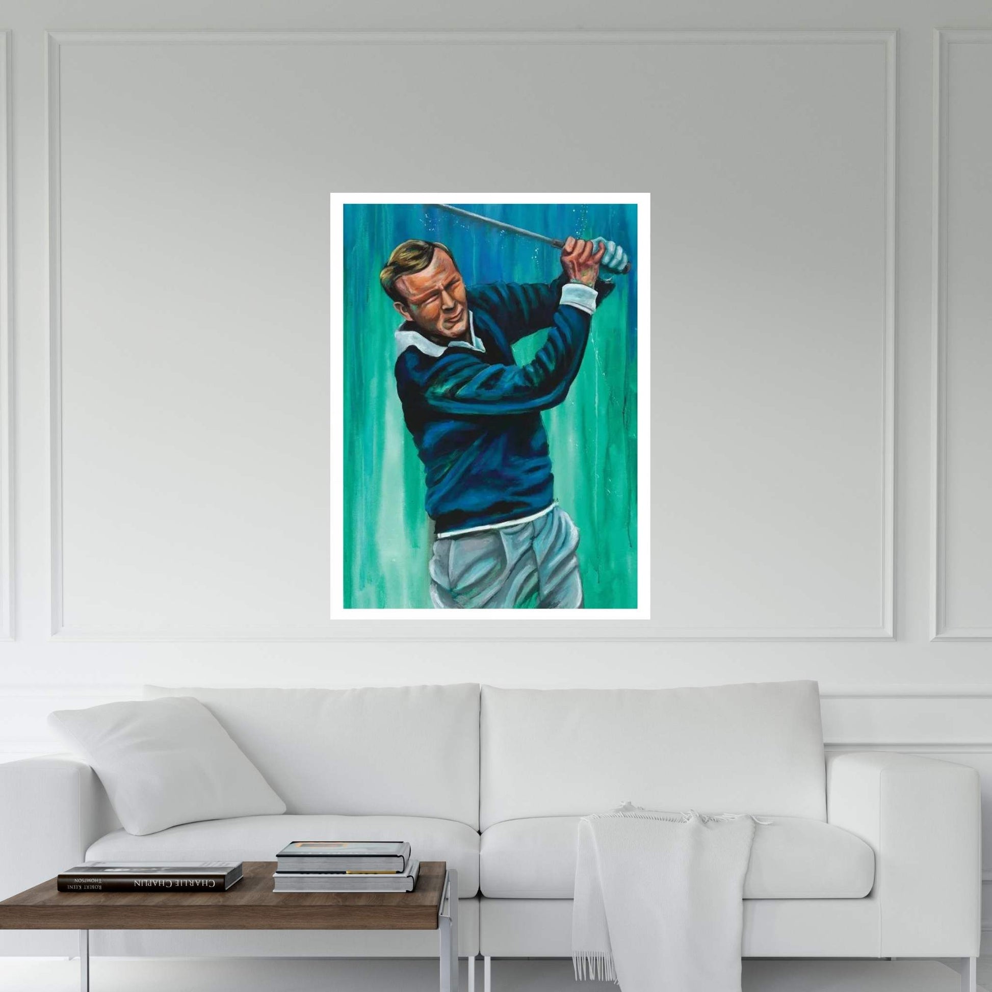 The King (Arnold Palmer) Canvas Wall Art - Y Canvas