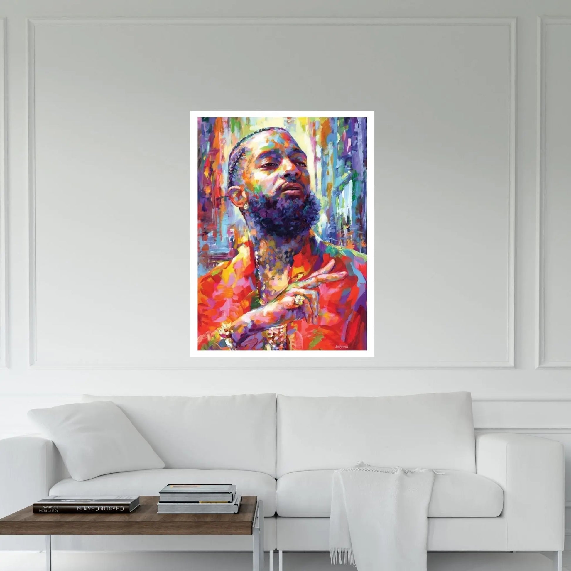 Nipsey Hussle Canvas Wall Art - Y Canvas