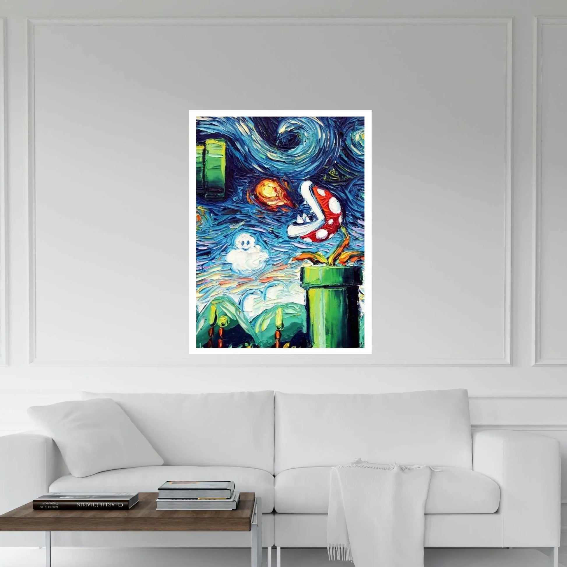 Van Gogh Never Leveled Up Canvas Wall Art - Y Canvas