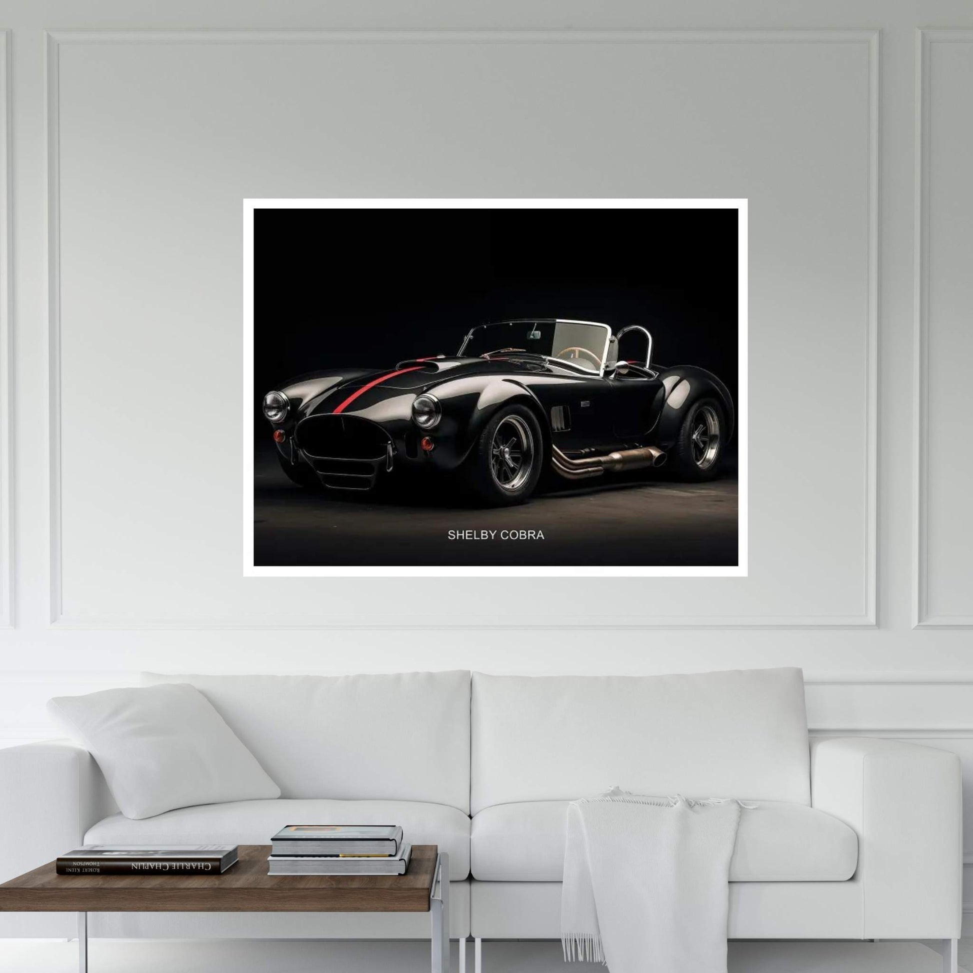 Shelby Cobra Car Canvas Wall Art - Y Canvas