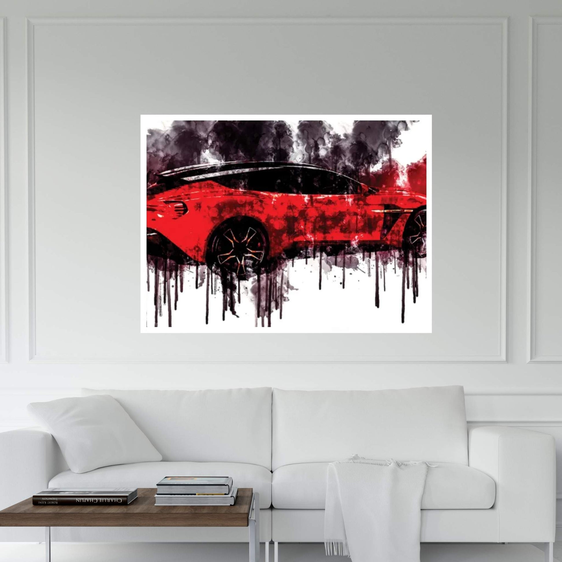 2018 Aston Martin Vanquish Zagato Shooting Brake Canvas Wall Art - Y Canvas