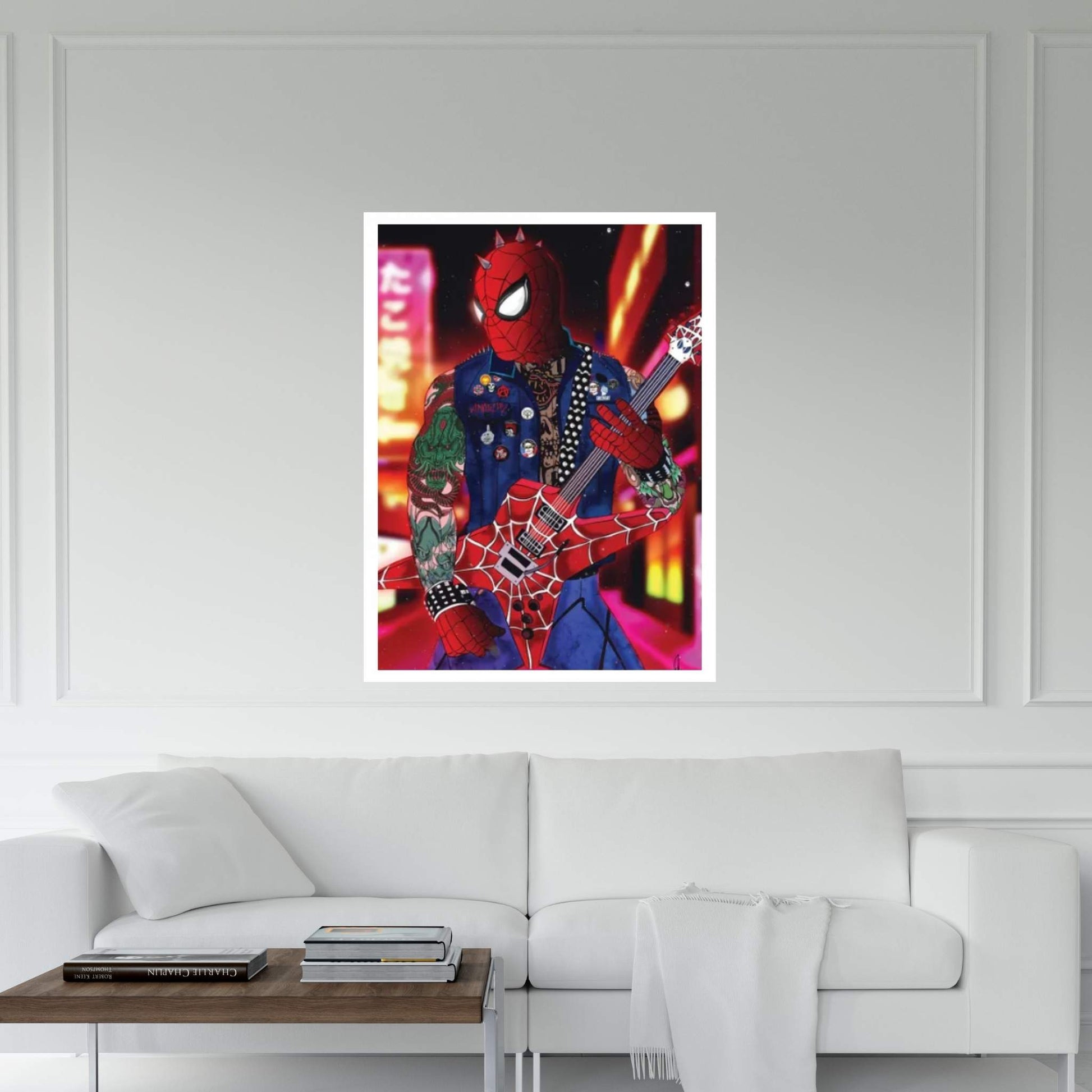 Spider Punk Canvas Wall Art - Y Canvas