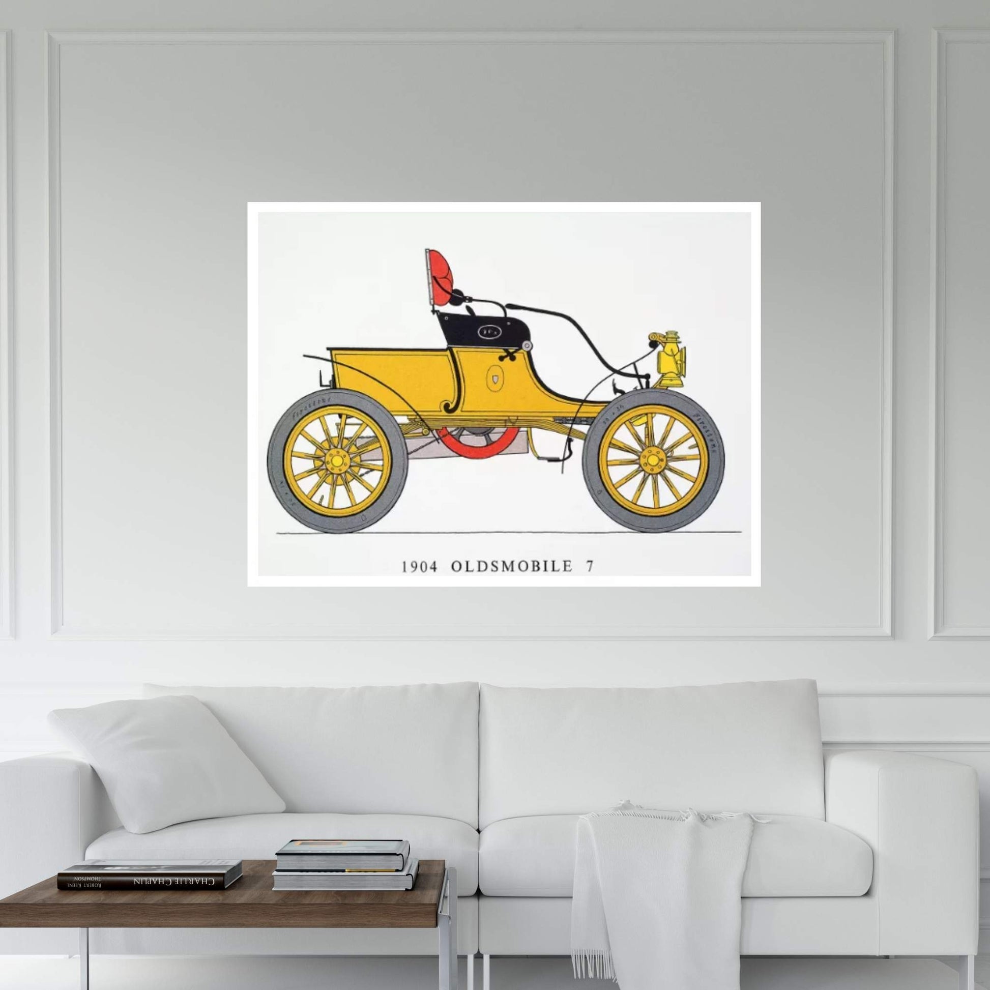 Auto: Oldsmobile, 1904 Canvas Wall Art - Y Canvas