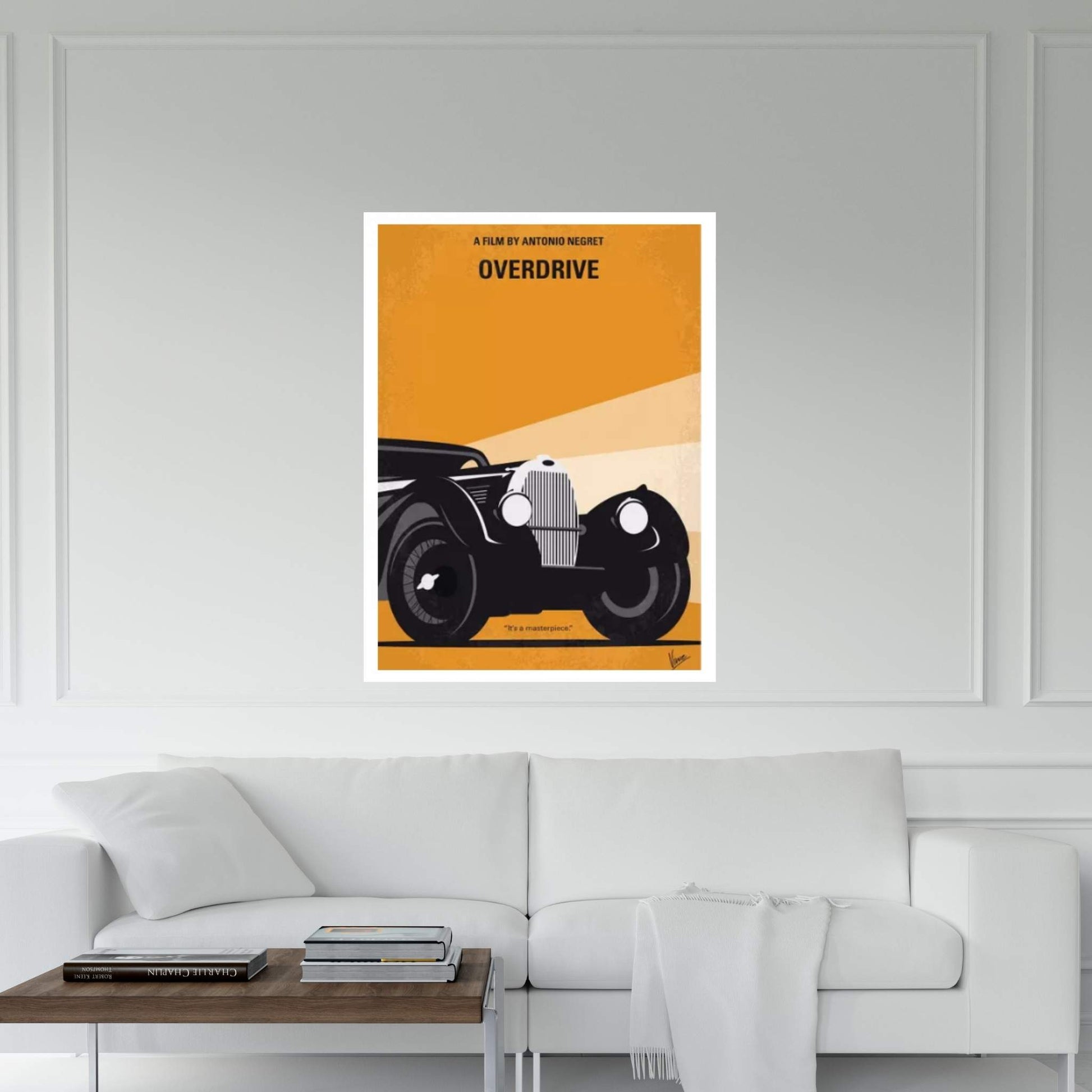 My Overdrive Minimal Movie Poster Canvas Wall Art - Y Canvas