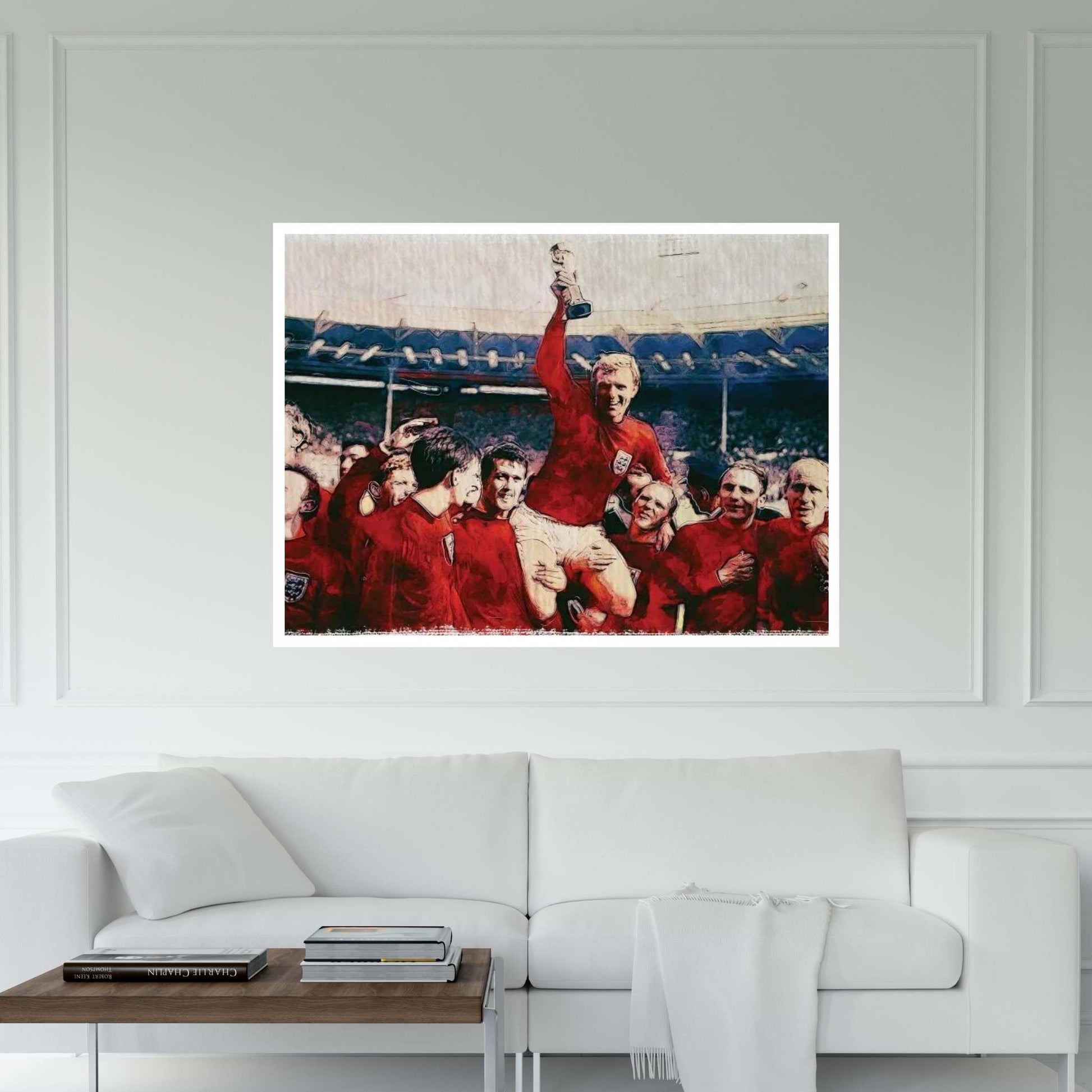 1966 England World Cup Canvas Wall Art - Y Canvas