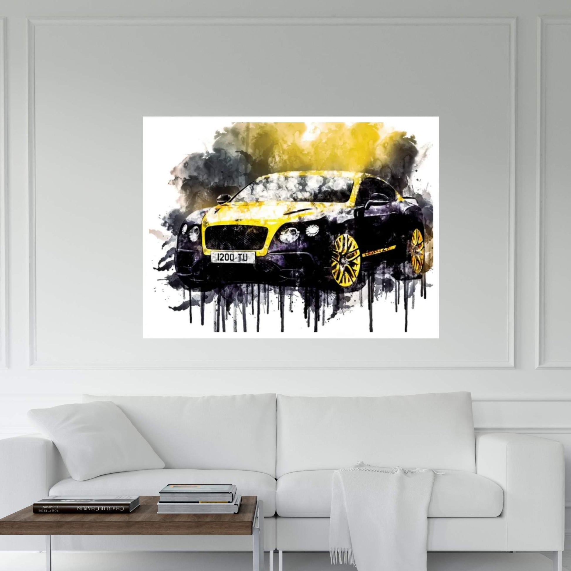 2018 Bentley Continental GT Vehicle CCCLXXVIII Canvas Wall Art - Y Canvas