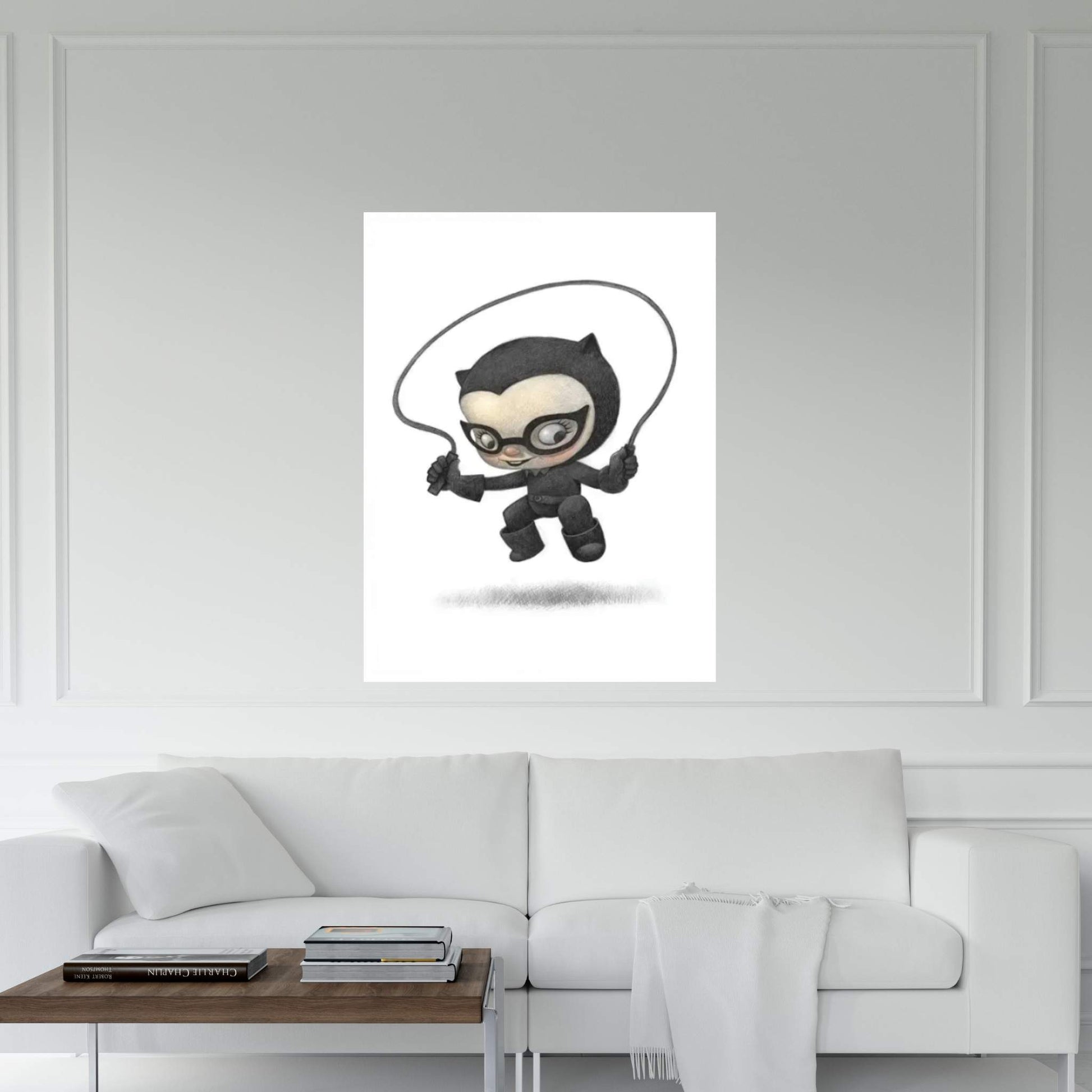 Baby Batgirl Canvas Wall Art - Y Canvas