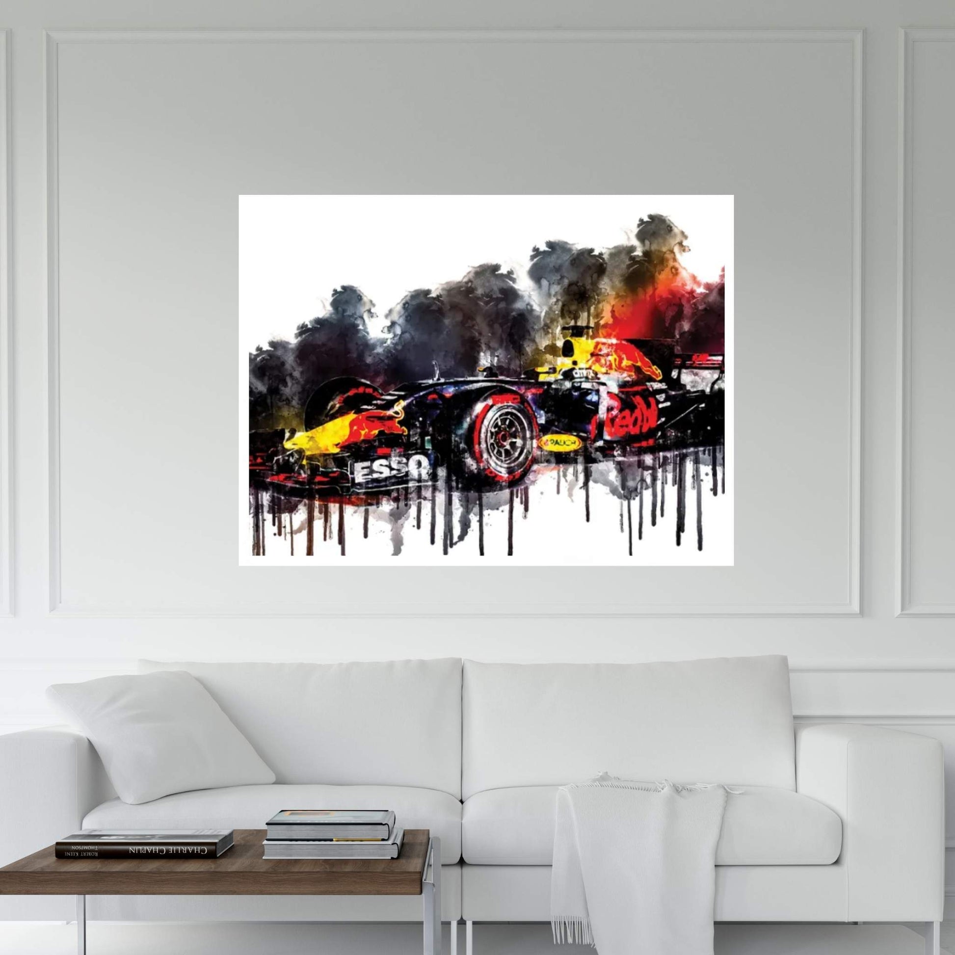 2017 Red Bull RB13 Formula I Canvas Wall Art - Y Canvas