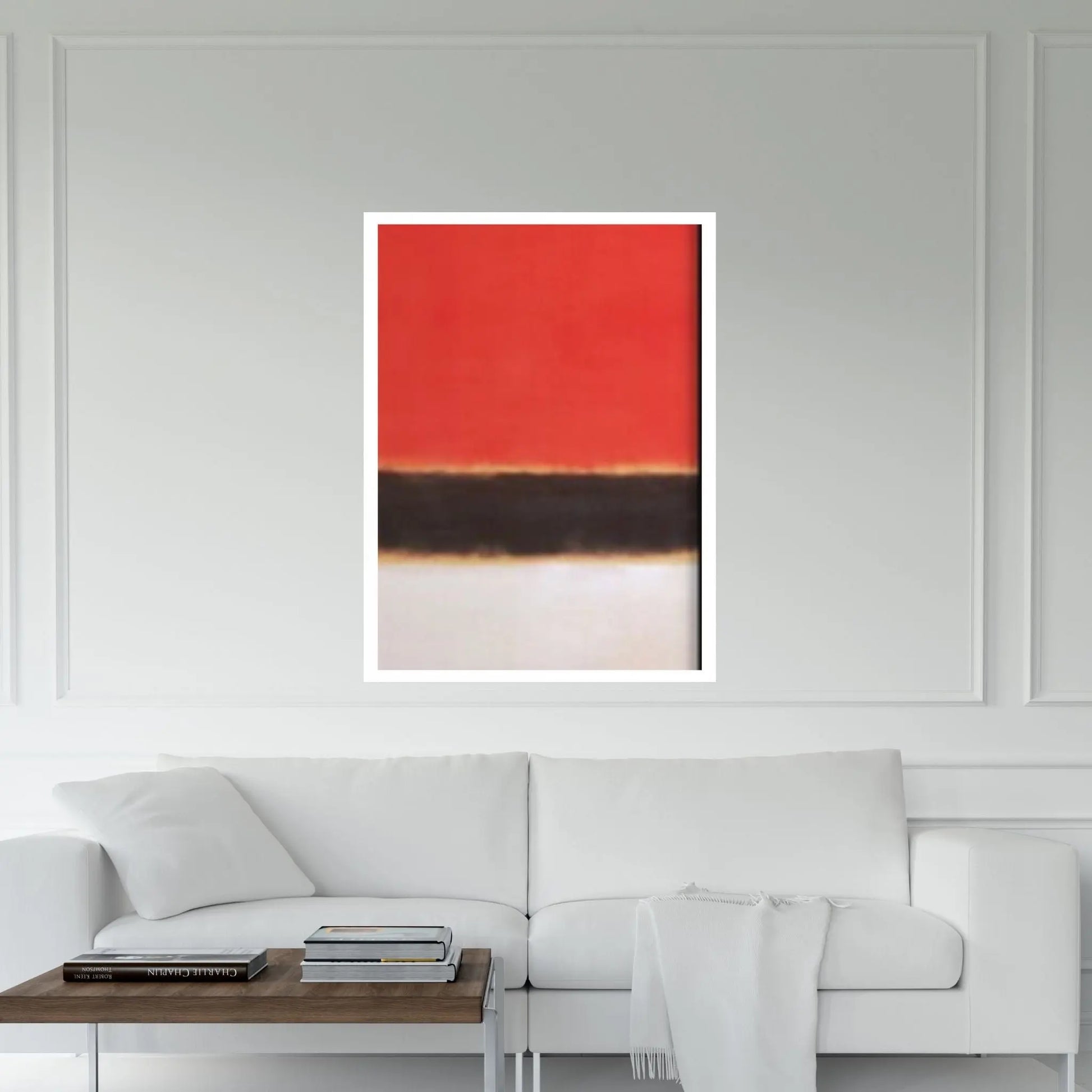 Mark Rothko Frame Canvas/Poster Art Reproduction, Rothko Reproduction - Y Canvas