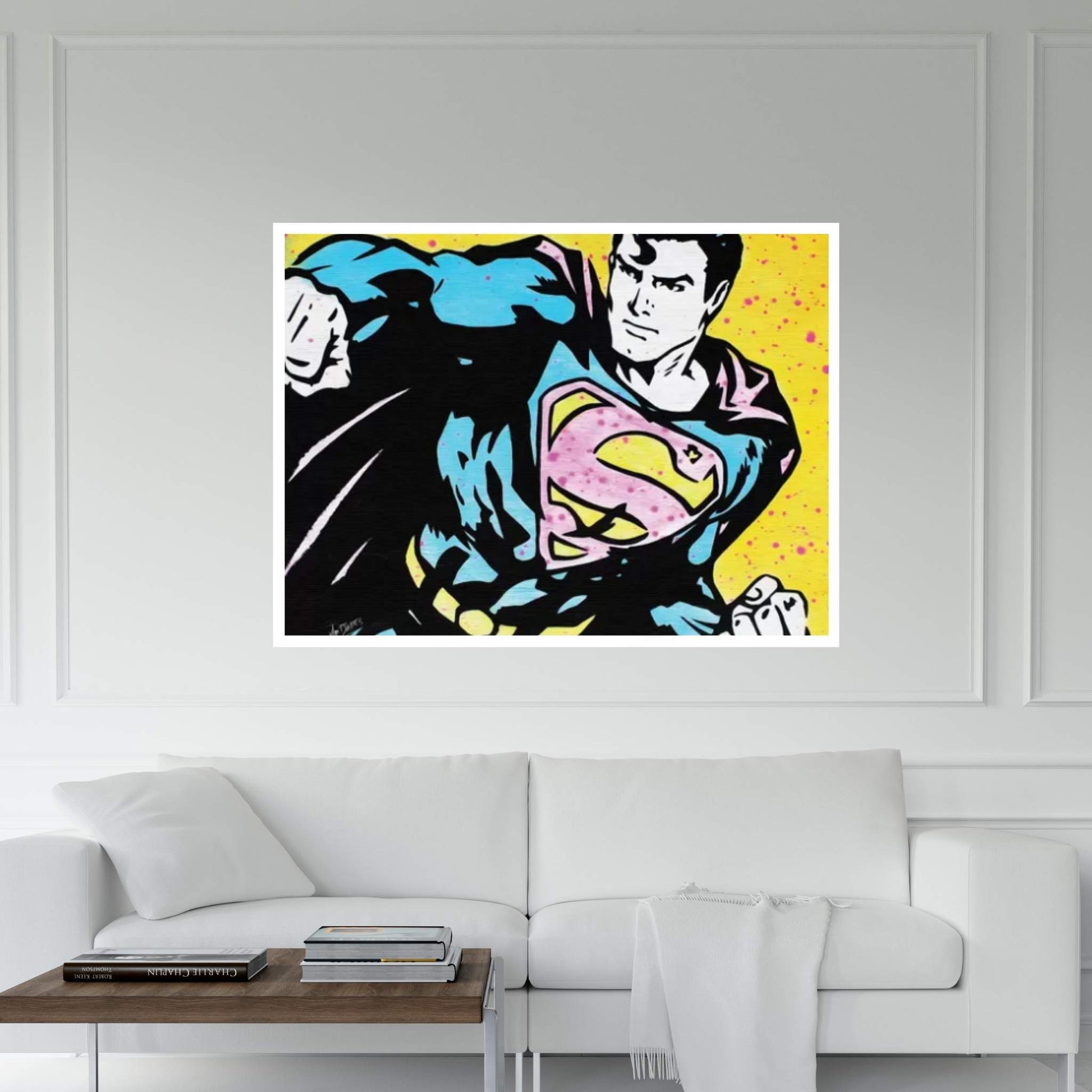 Superman Canvas Wall Art - Y Canvas