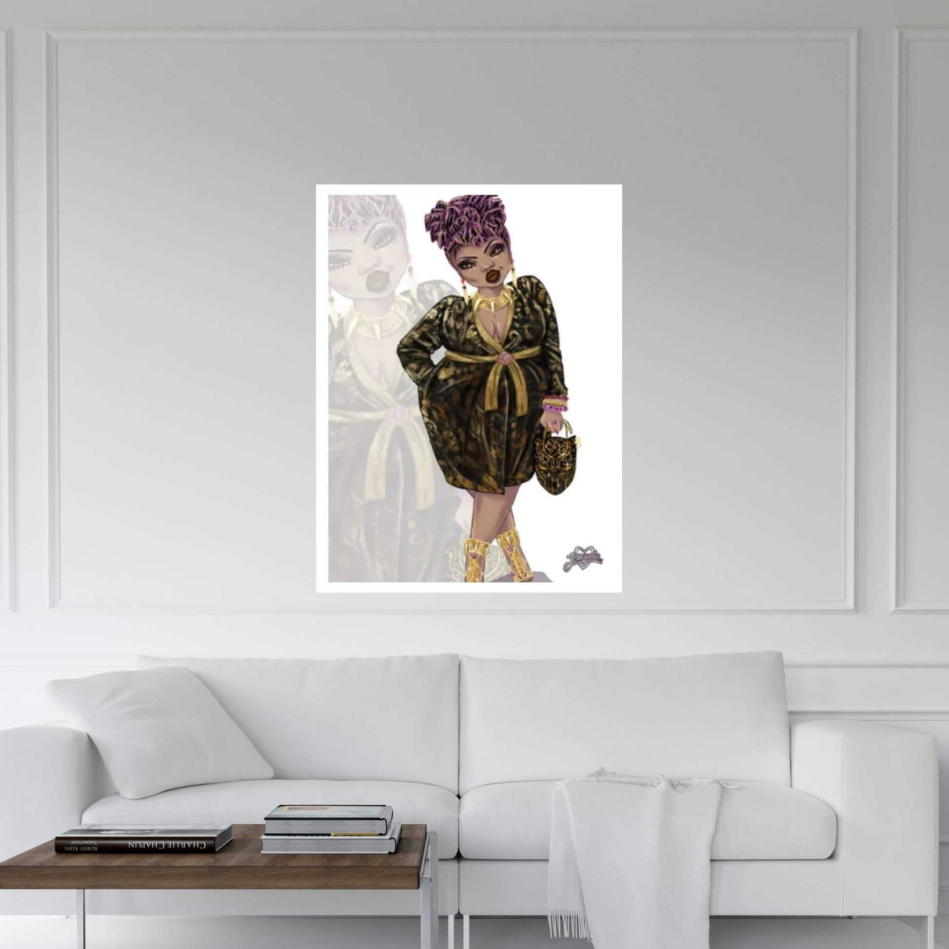 Wakanda Fashion V Canvas Wall Art - Y Canvas