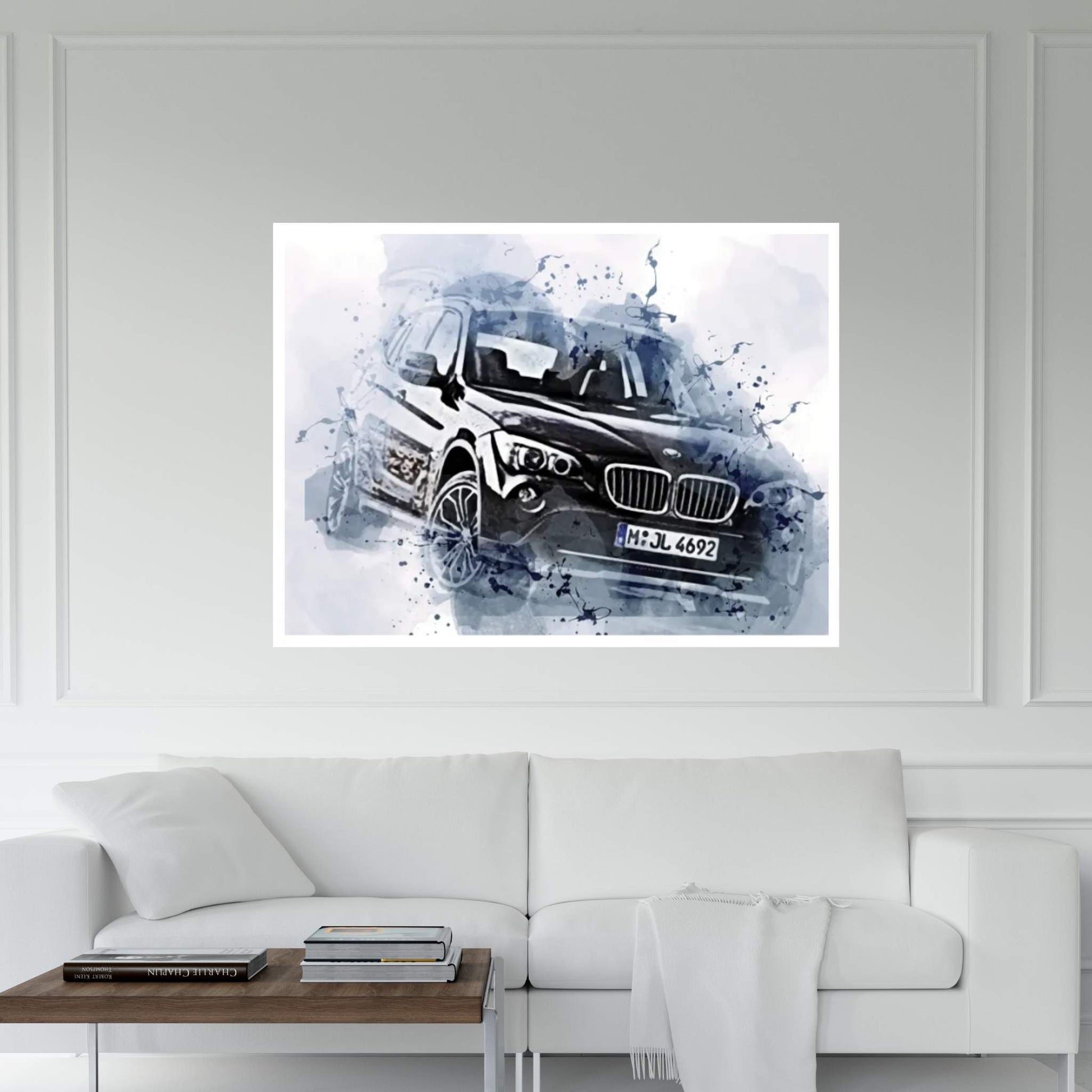 BMW X1 Xdrive28I Offroad 2010 Cars E84 Crossovers Canvas Wall Art - Y Canvas