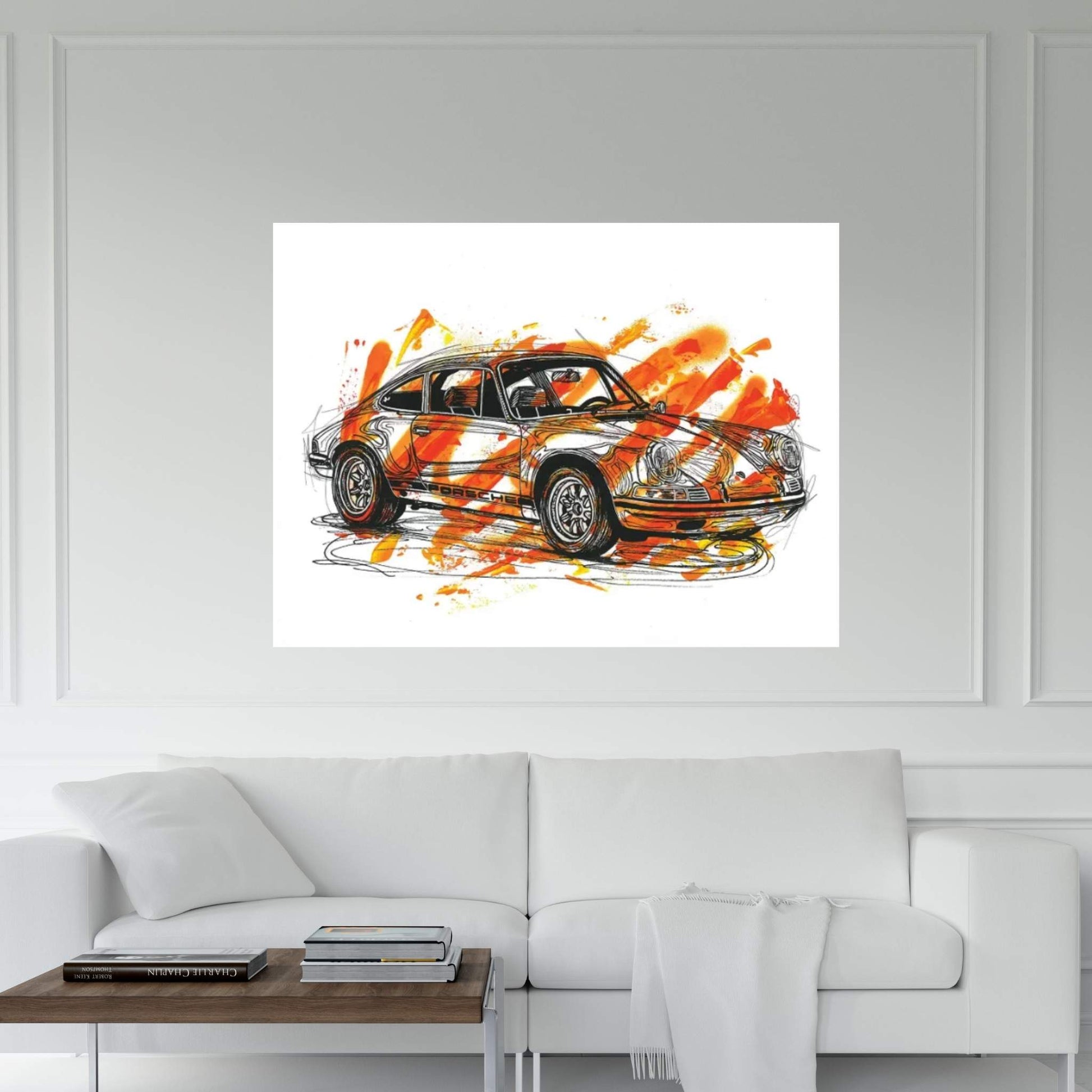 Porsche 911 ST 1970 Canvas Wall Art - Y Canvas