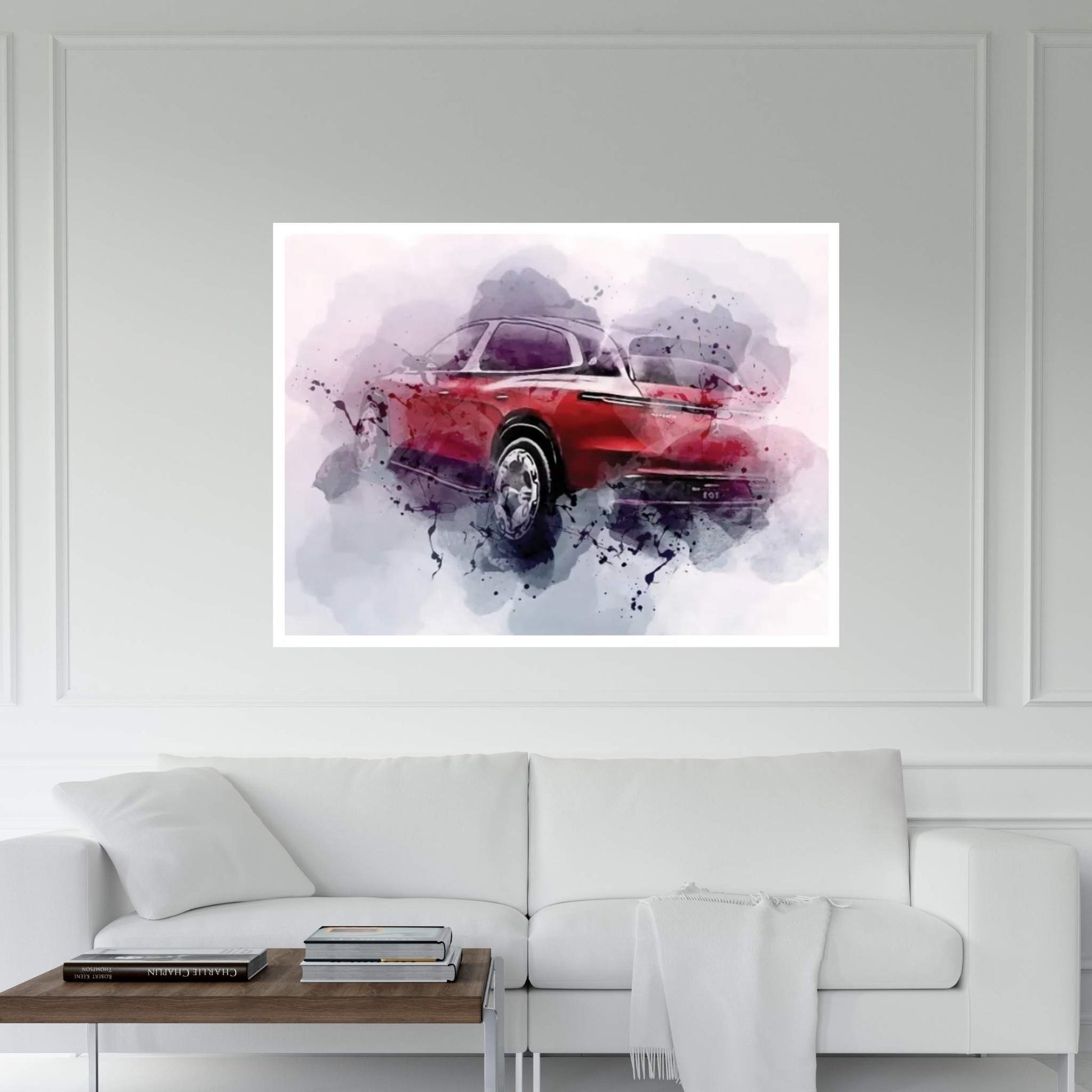 2021 Mercedes-Maybach Eqs Suv Exterior Canvas Wall Art - Y Canvas