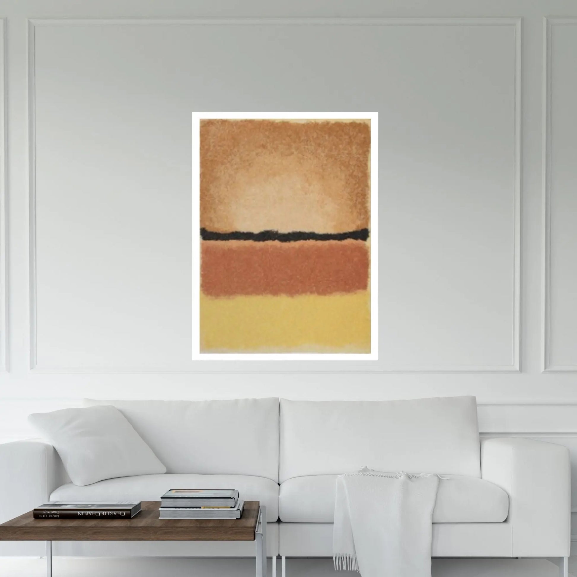 Mark Rothko Frame Canvas/Poster Art Reproduction, Rothko Reproduction - Y Canvas