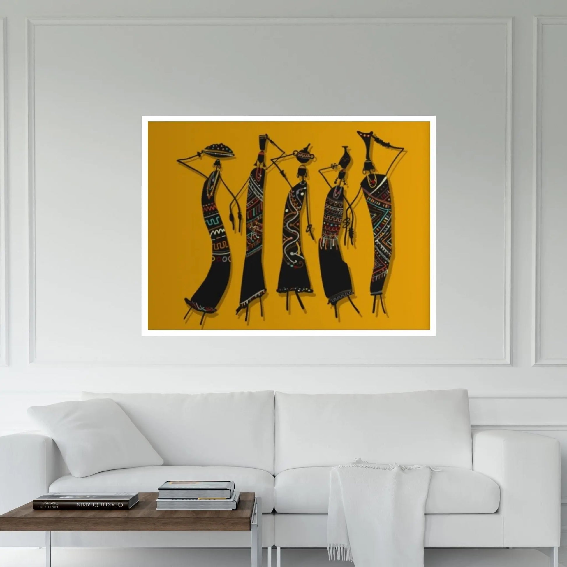 African Dancers Print, African Wall Art, Ethnic Wall Art, African Women Canvas, African Woman Canvas, African Art - Y Canvas