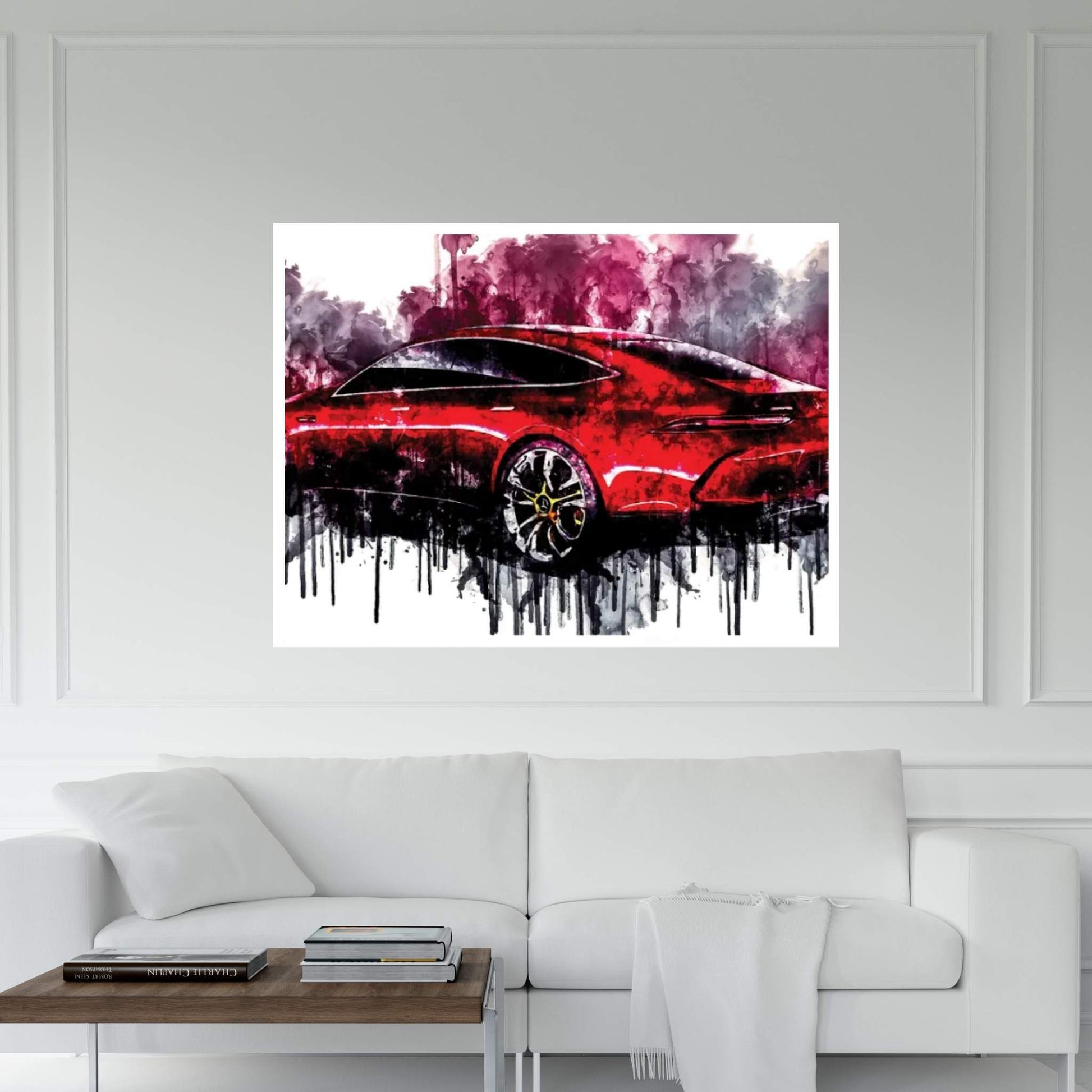 2017 Mercedes AMG GT Concept Vehicle CLXXXVII Canvas Wall Art - Y Canvas