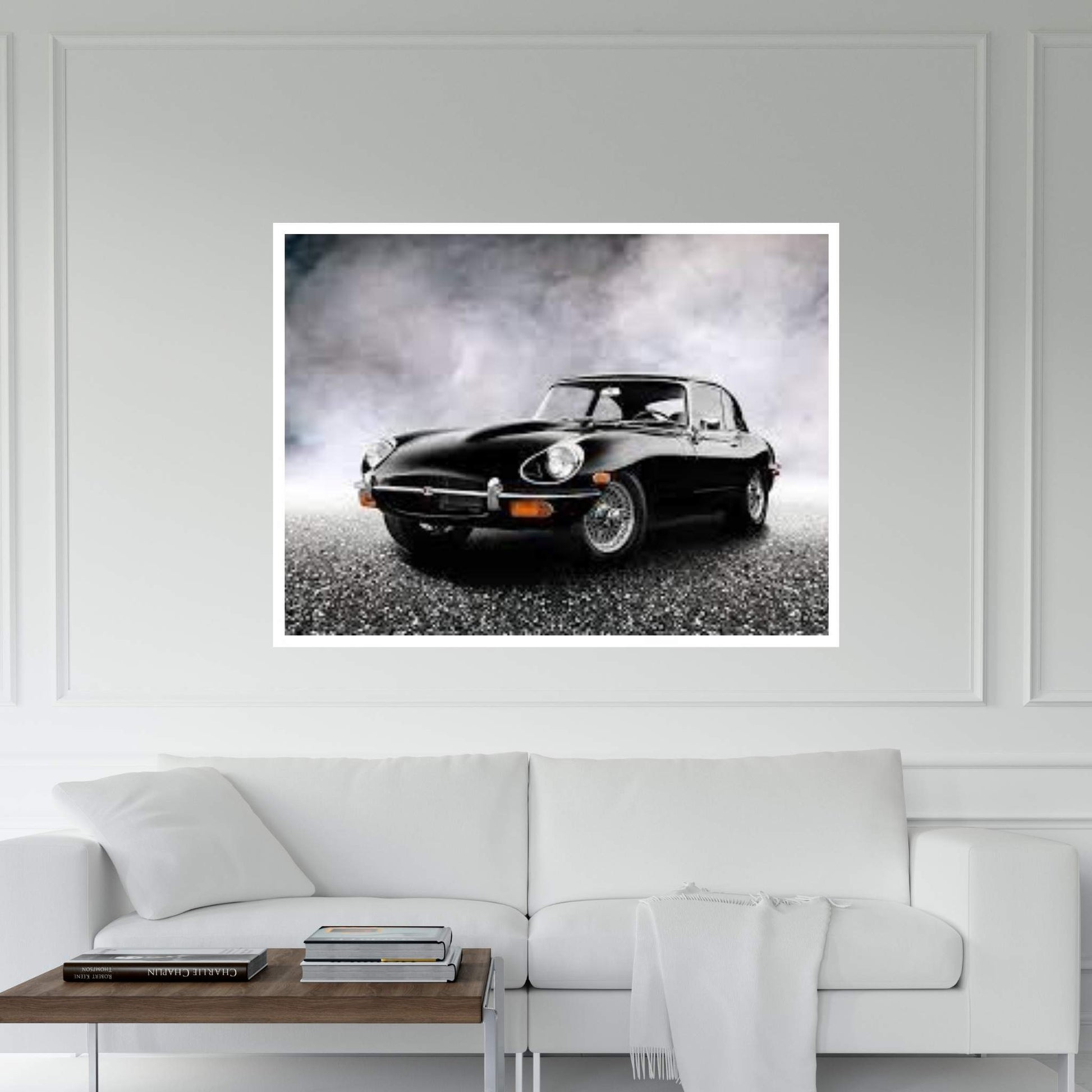 Jaguar E-Type 1968 Canvas Wall Art - Y Canvas