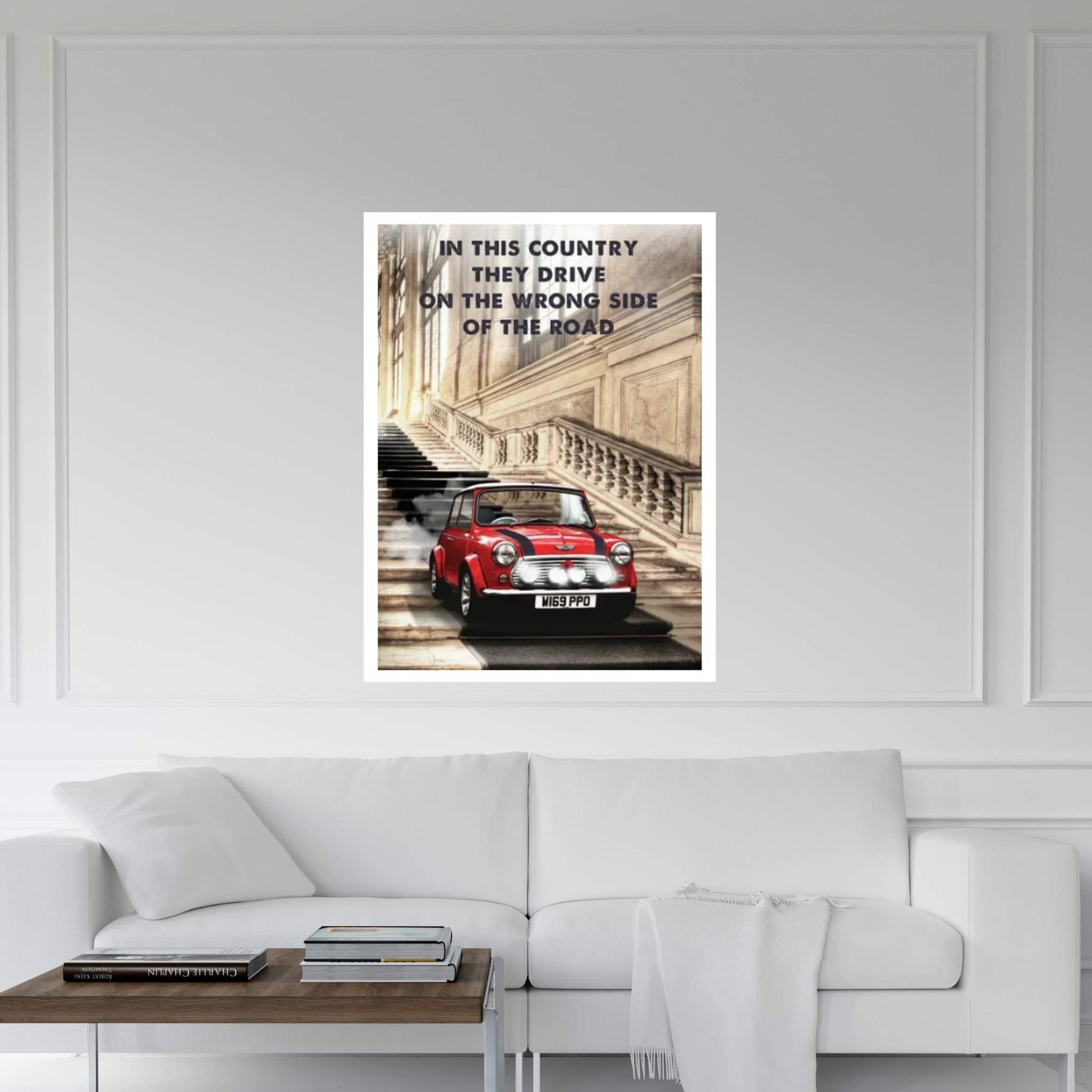 The Italian Job Canvas Wall Art - Y Canvas