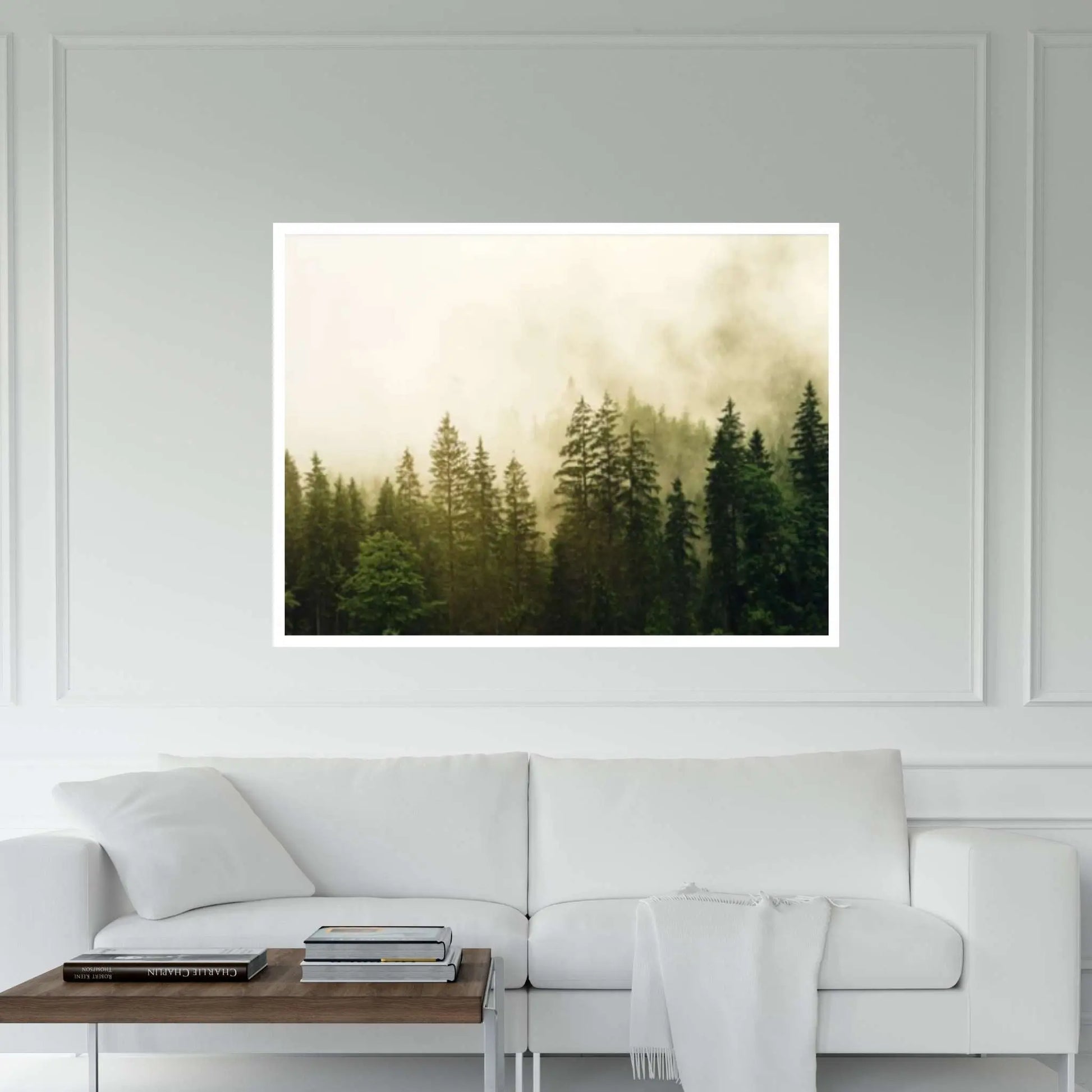 Forest Tree Print Forest, Forest Print Forest Tree Wall Art Forest Wall Art, Trees Canvas Wall Art Canvas Art - Y Canvas