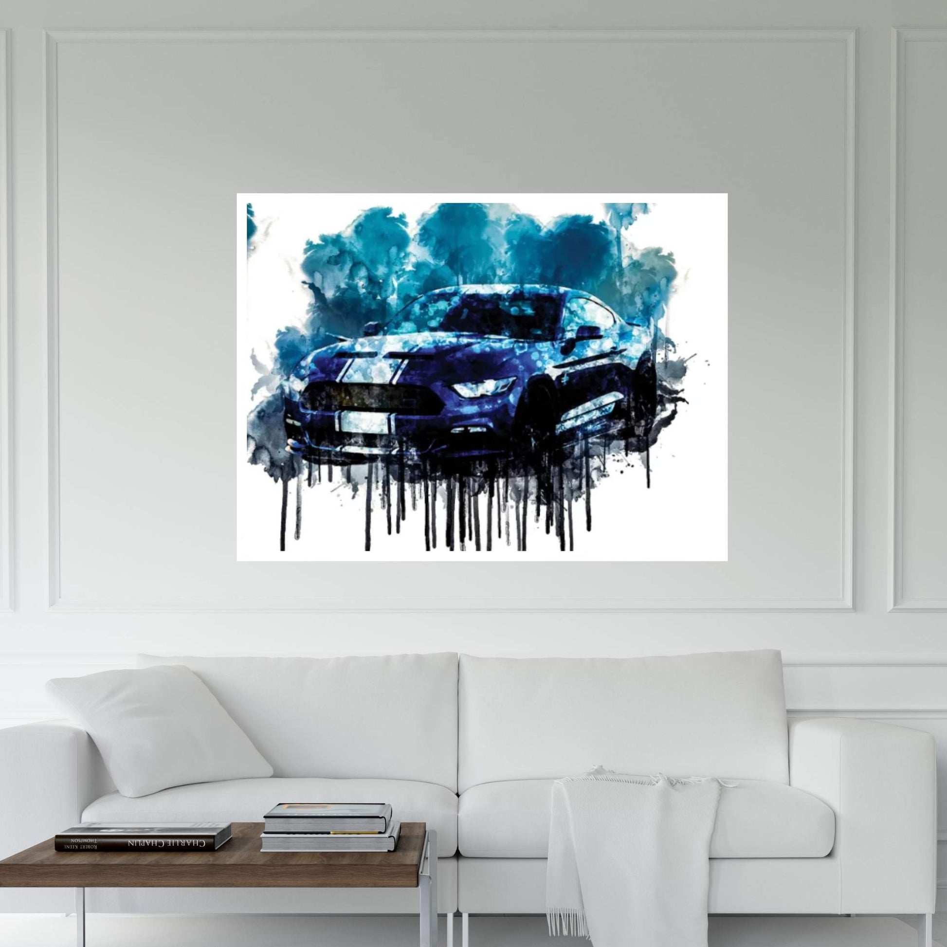 2017 Shelby Super Snake Vehicle CCLXXXIII Canvas Wall Art - Y Canvas